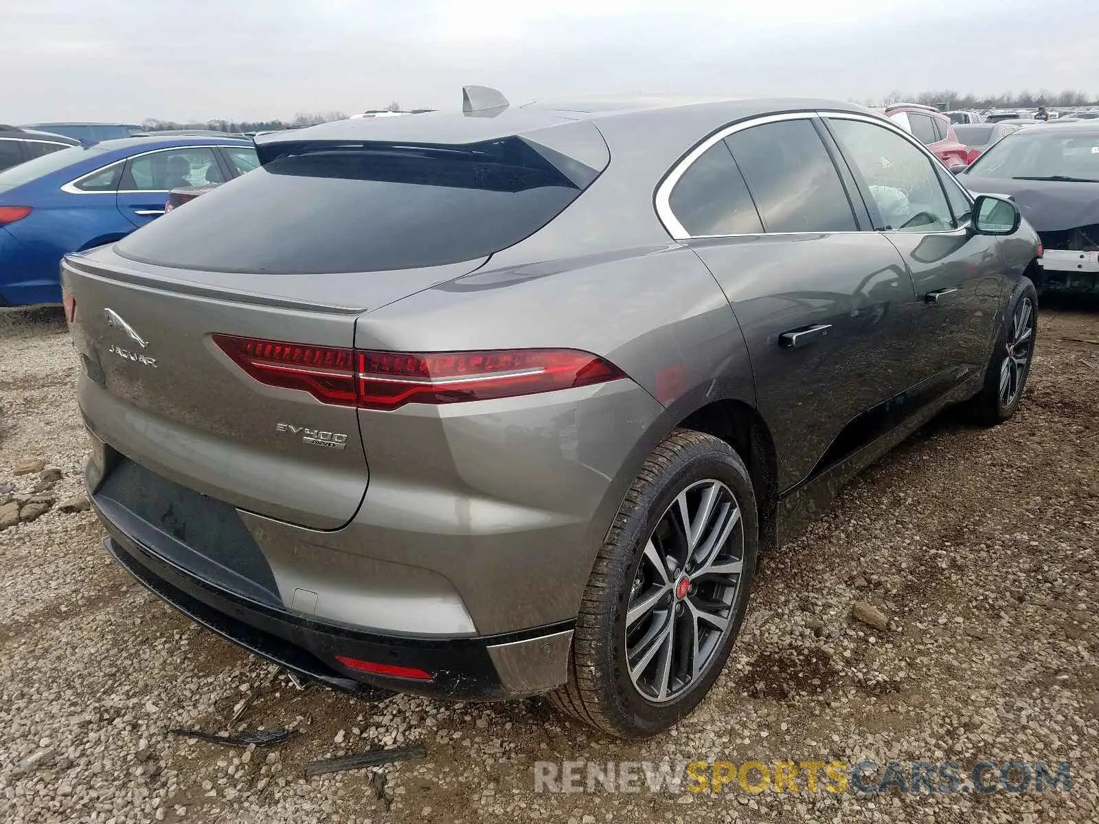 4 fotografías del automóvil dañado SADHC2S12K1F71229 JAGUAR I-PACE SE 2019
