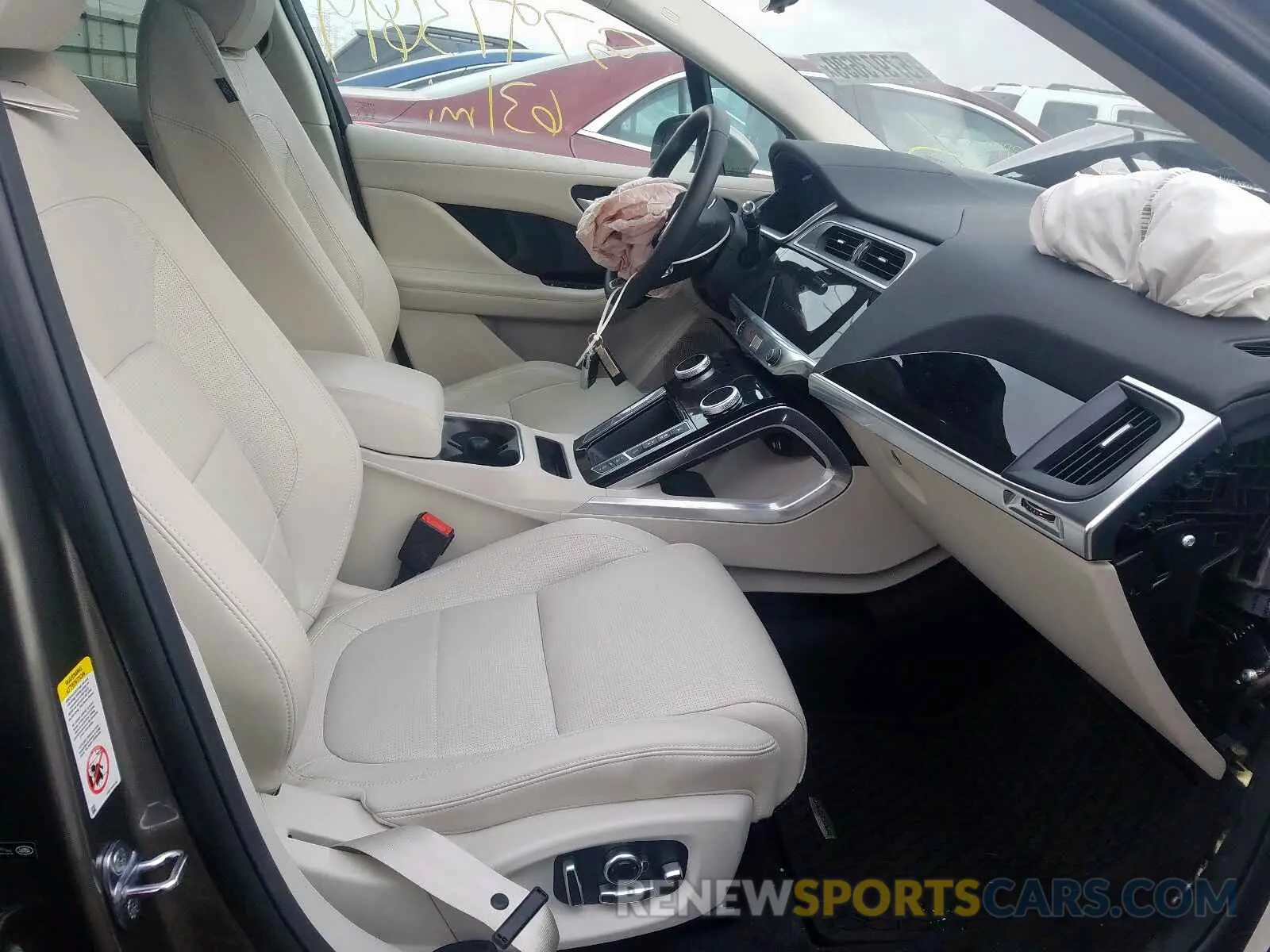 5 fotografías del automóvil dañado SADHC2S12K1F71229 JAGUAR I-PACE SE 2019