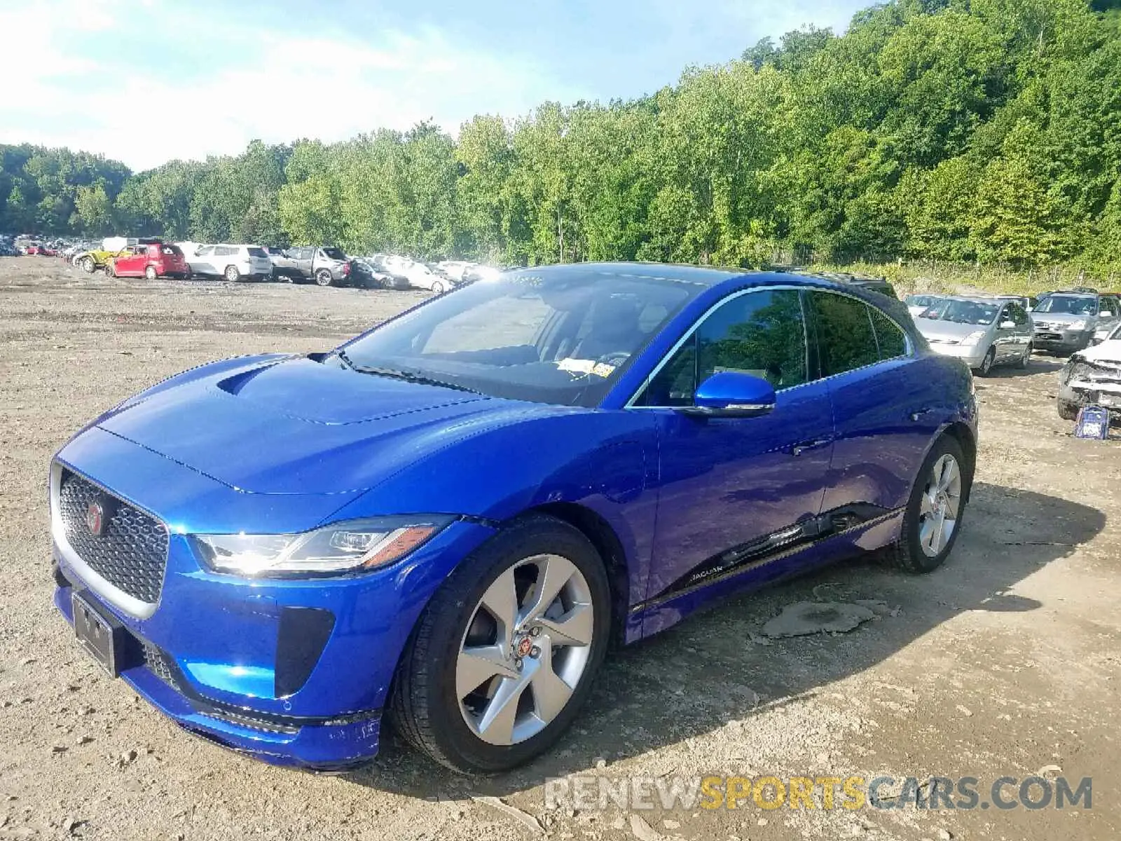 2 fotografías del automóvil dañado SADHC2S13K1F66122 JAGUAR I-PACE SE 2019