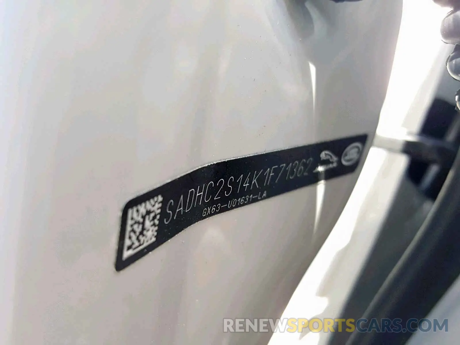 10 fotografías del automóvil dañado SADHC2S14K1F71362 JAGUAR I-PACE SE 2019