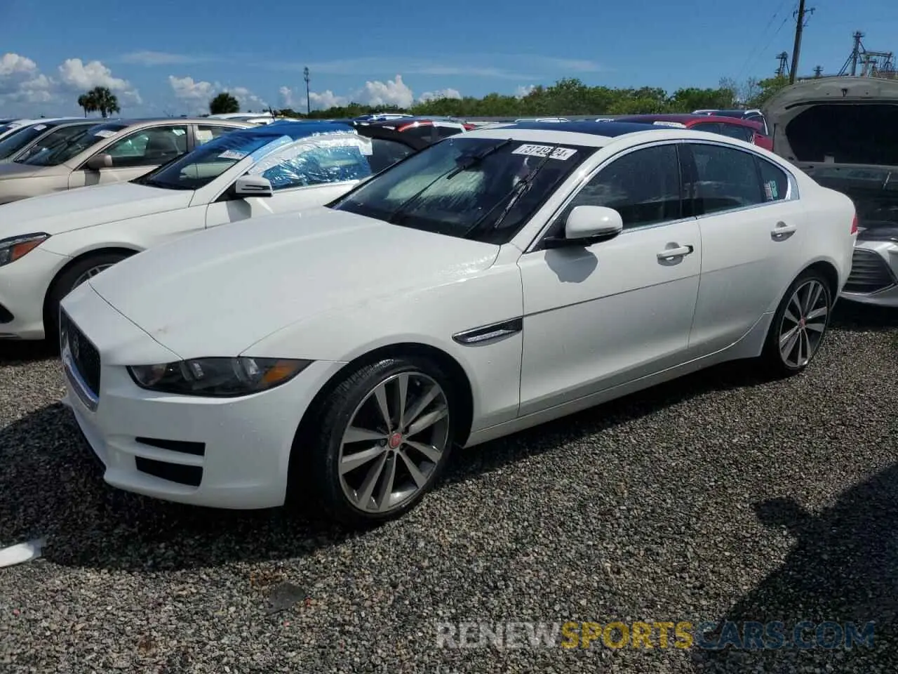 1 fotografías del automóvil dañado SAJAE4FX5KCP53589 JAGUAR XE 2019