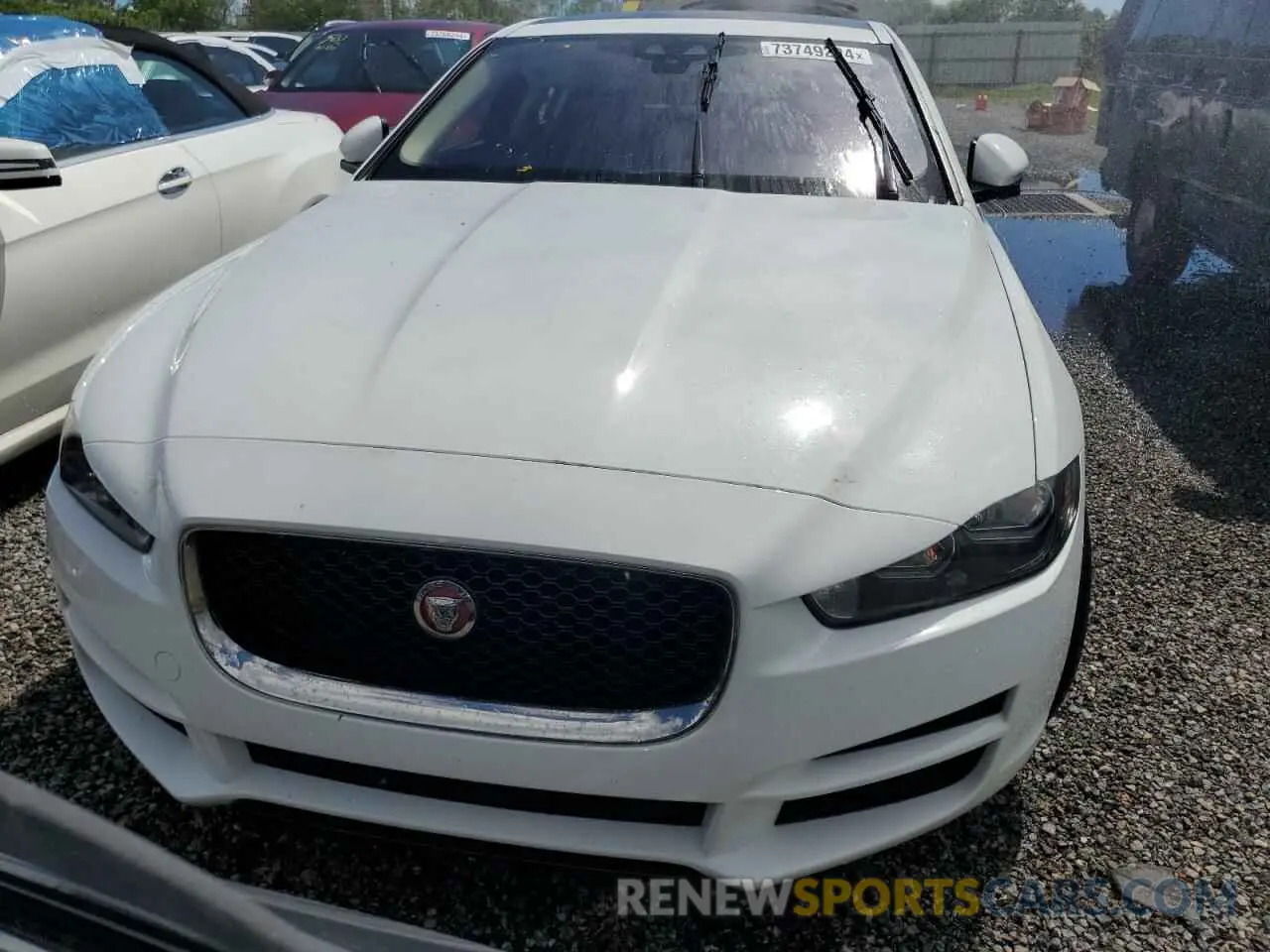 5 fotografías del automóvil dañado SAJAE4FX5KCP53589 JAGUAR XE 2019