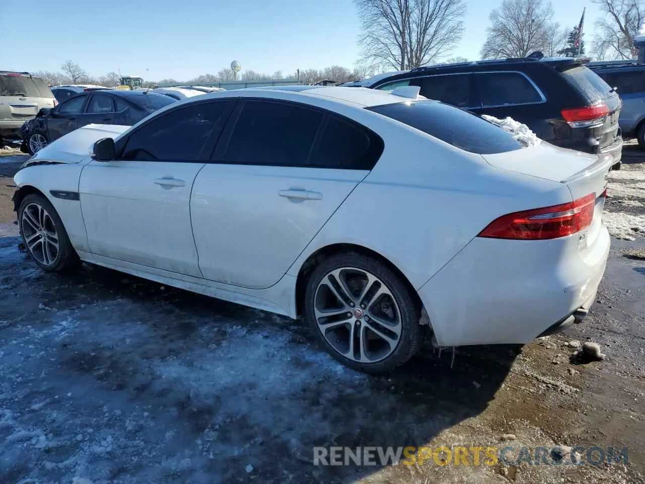 2 fotografías del automóvil dañado SAJAL4FX3KCP49546 JAGUAR XE 2019