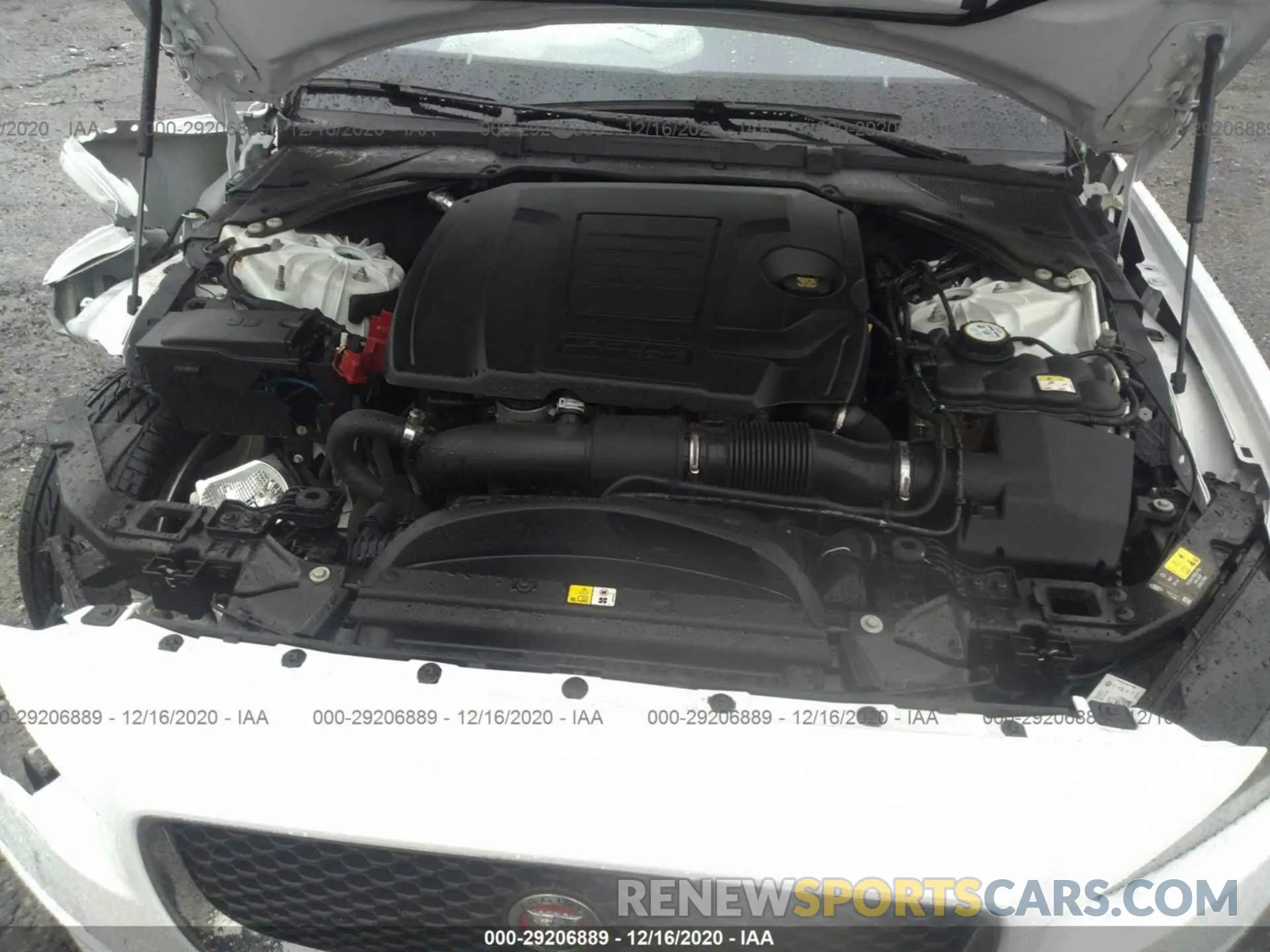 10 fotografías del automóvil dañado SAJAR4FX8KCP52456 JAGUAR XE 2019