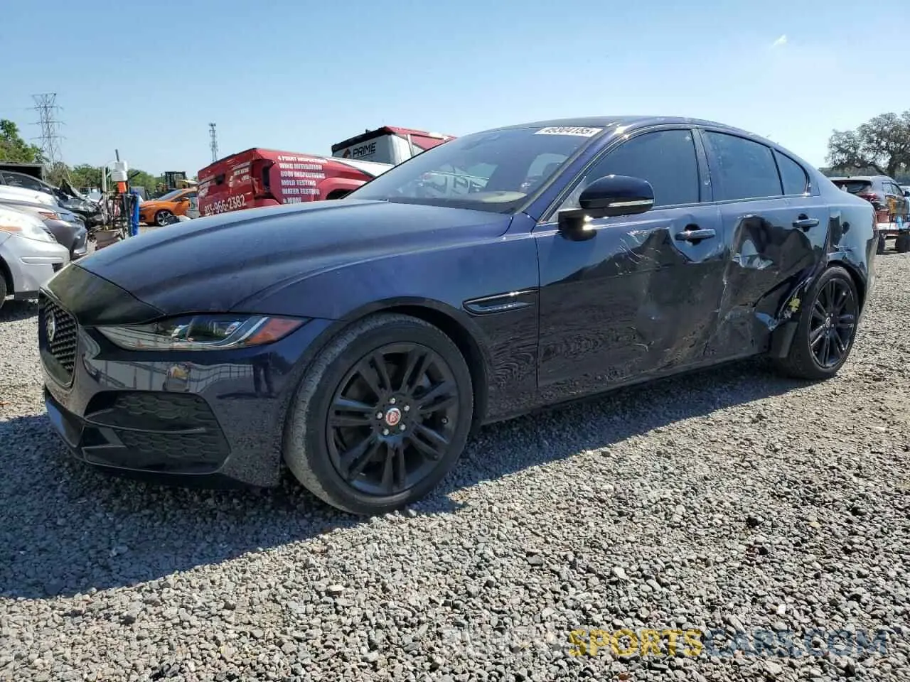 1 fotografías del automóvil dañado SAJAE4FX2LCP63398 JAGUAR XE 2020