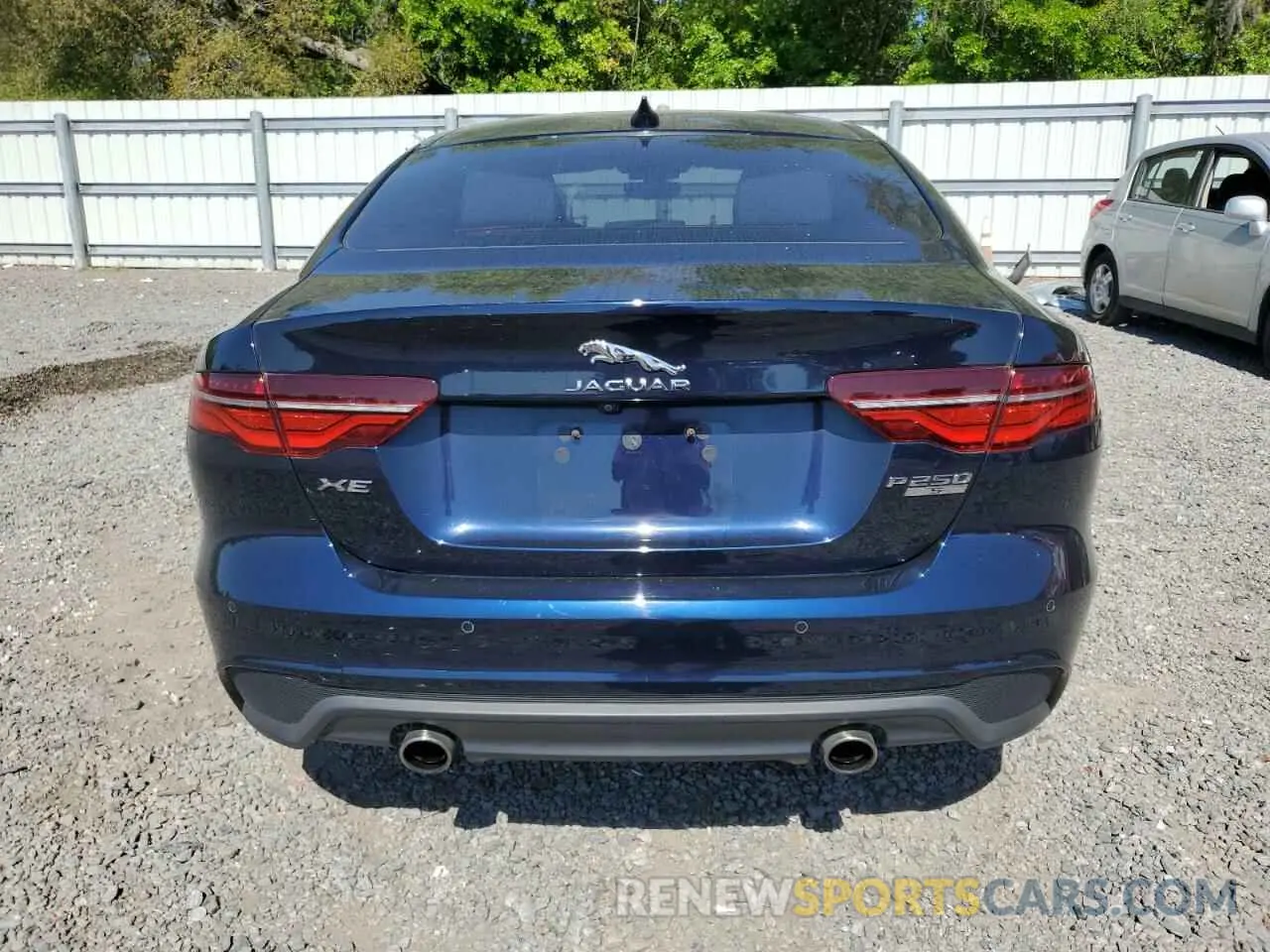 6 fotografías del automóvil dañado SAJAE4FX2LCP63398 JAGUAR XE 2020