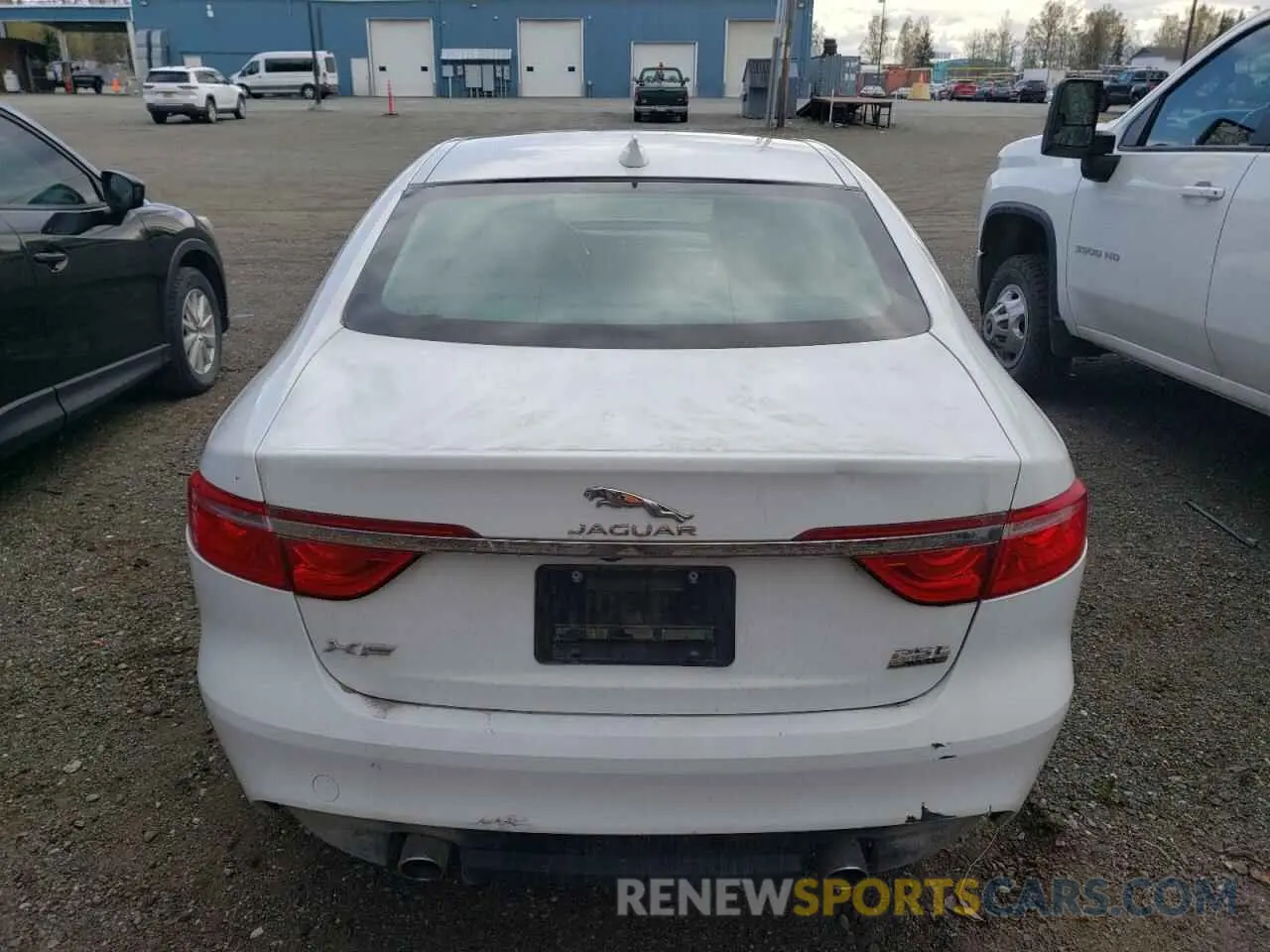 6 fotografías del automóvil dañado SAJBJ4FX0KCY79424 JAGUAR XF 2019