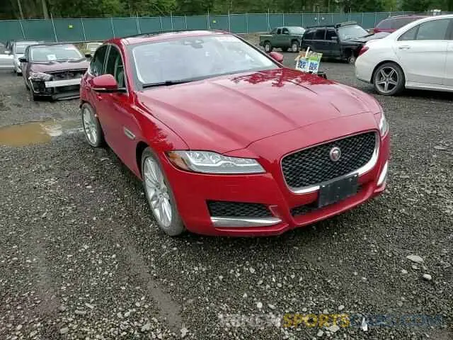 10 fotografías del automóvil dañado SAJBK4GX2KCY77458 JAGUAR XF 2019