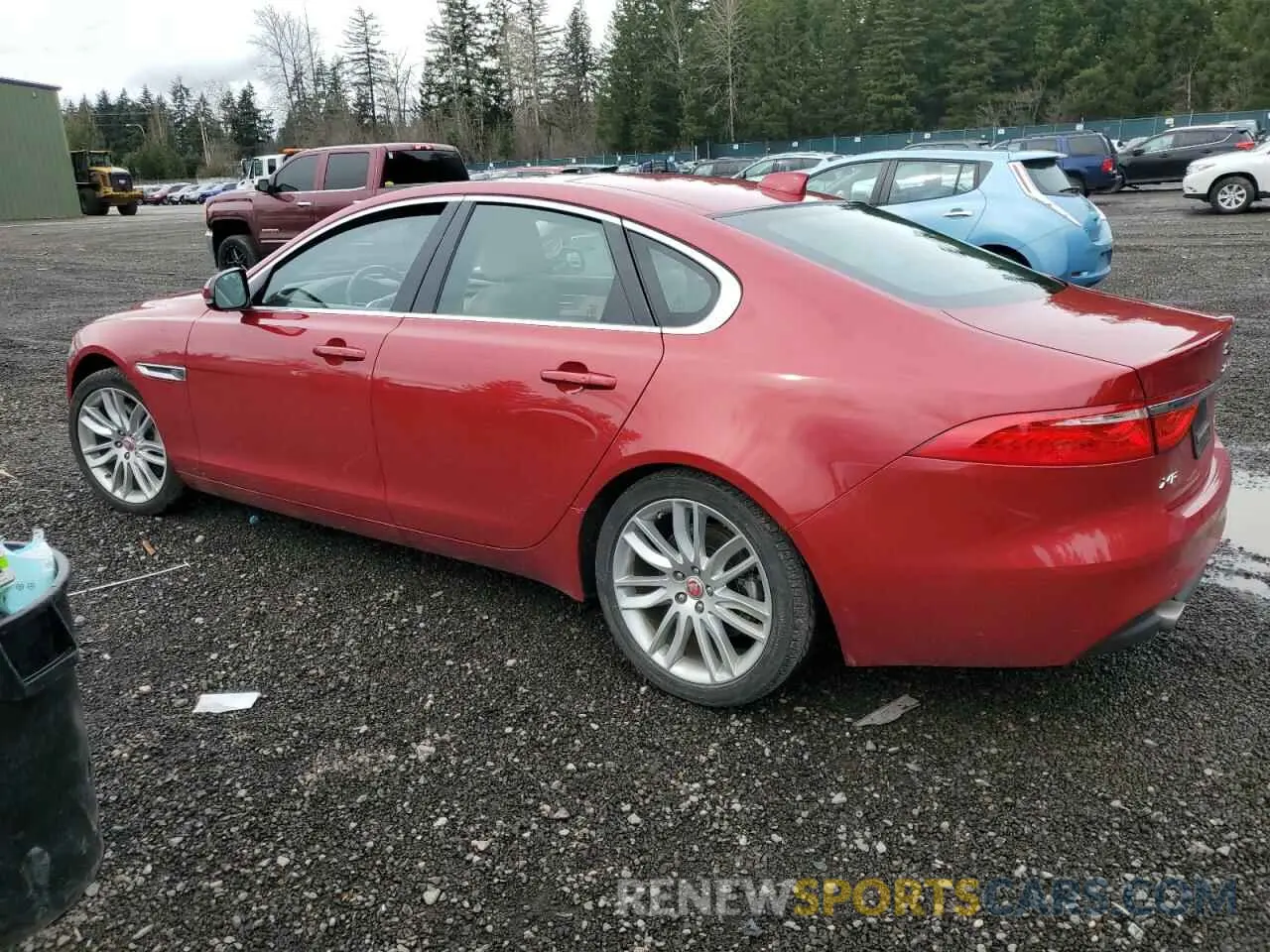 2 fotografías del automóvil dañado SAJBK4GX2KCY77458 JAGUAR XF 2019