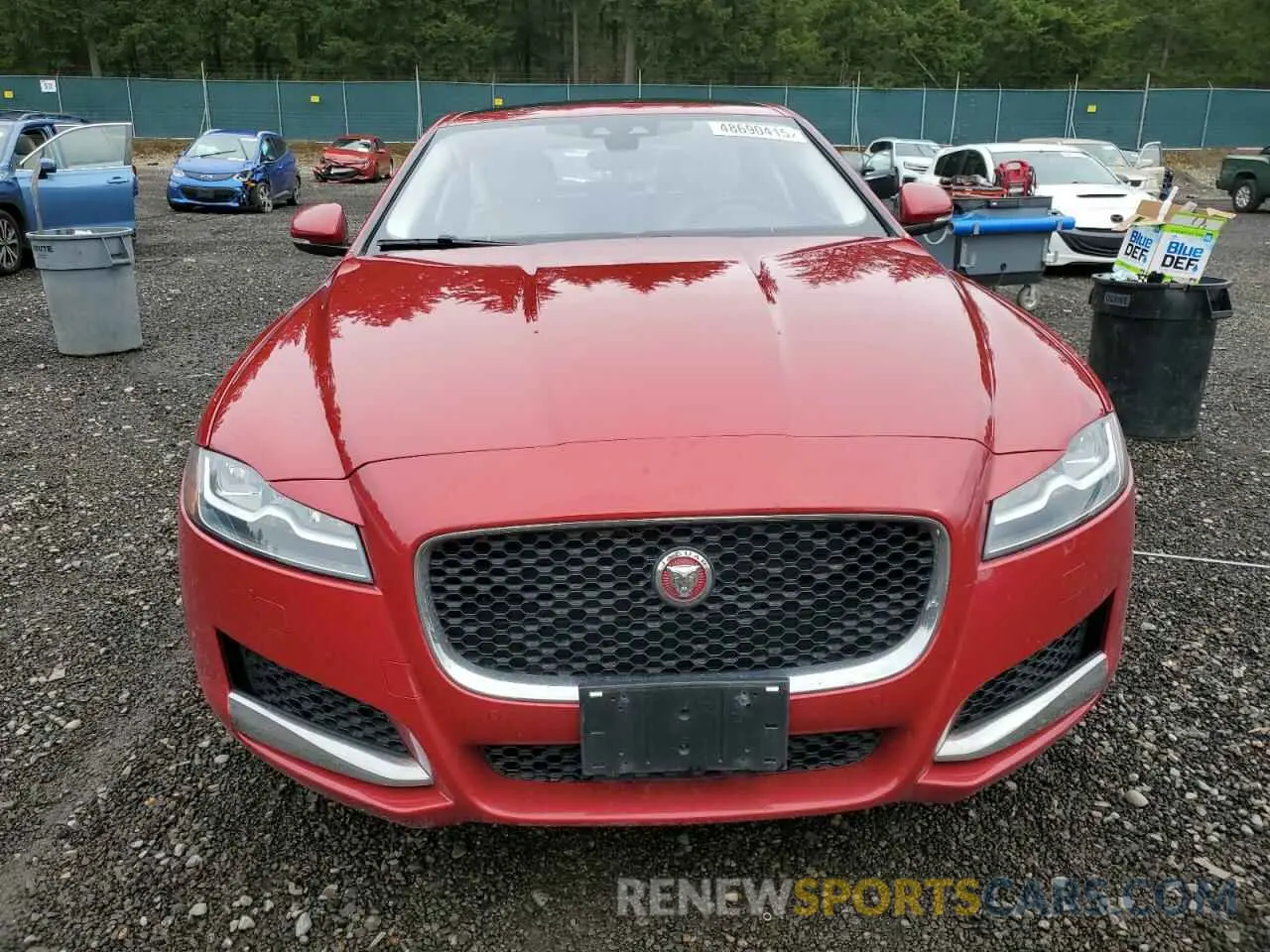 5 fotografías del automóvil dañado SAJBK4GX2KCY77458 JAGUAR XF 2019