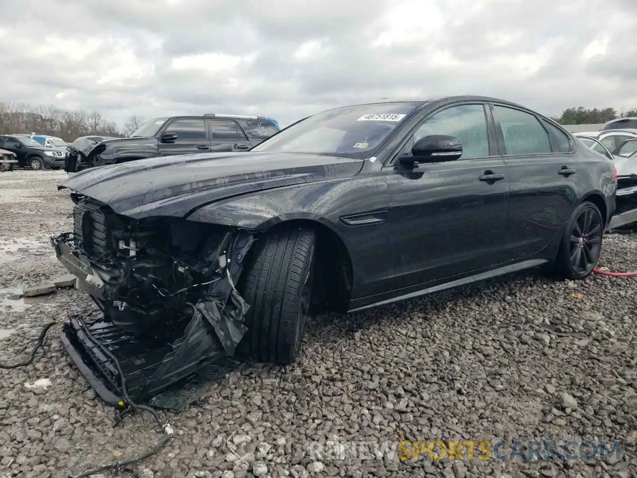 1 fotografías del automóvil dañado SAJBM4FV8LCY83910 JAGUAR XF 2020