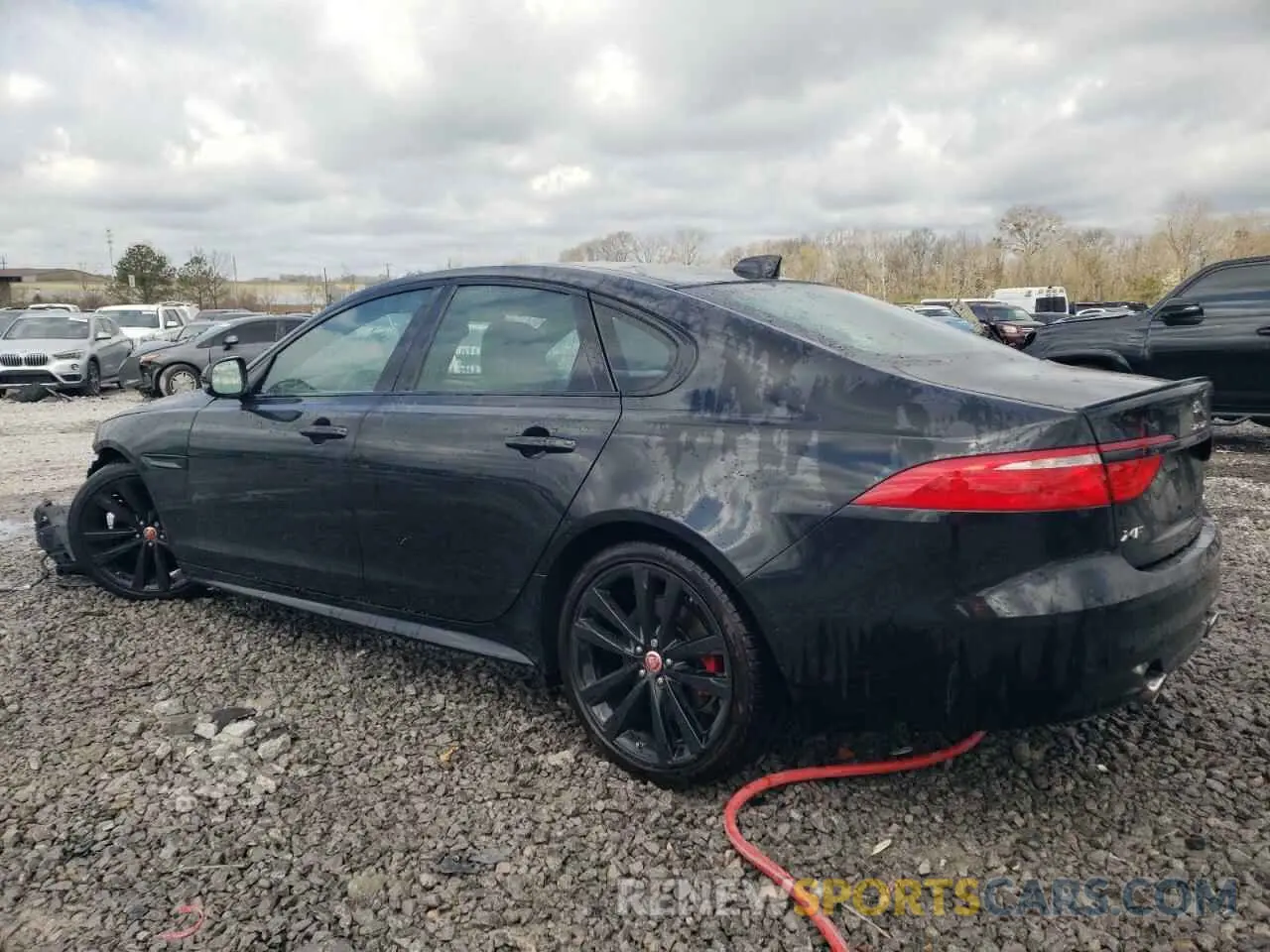 2 fotografías del automóvil dañado SAJBM4FV8LCY83910 JAGUAR XF 2020