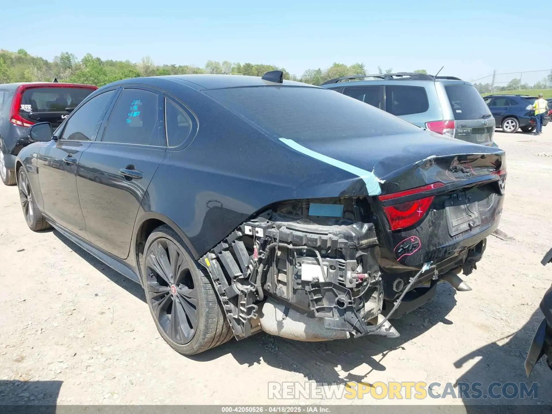 3 fotografías del automóvil dañado SAJBL4GX1MCY88418 JAGUAR XF 2021