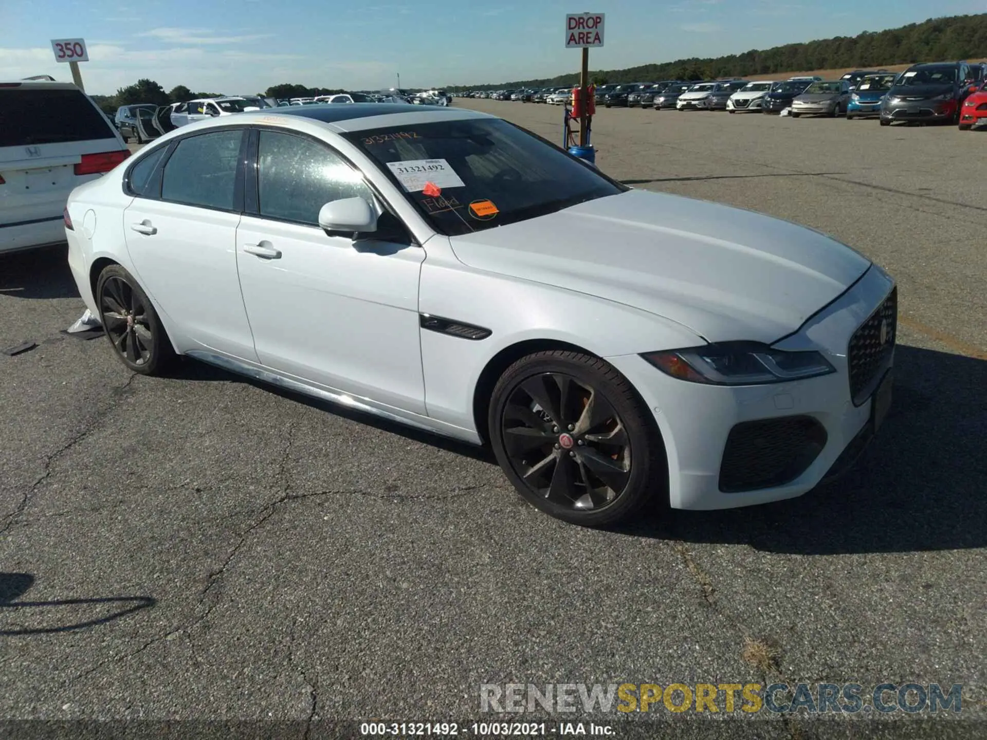 1 fotografías del automóvil dañado SAJBL4GX7MCY89038 JAGUAR XF 2021