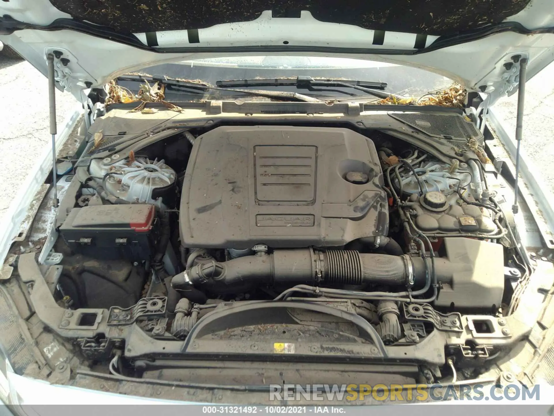 10 fotografías del automóvil dañado SAJBL4GX7MCY89038 JAGUAR XF 2021