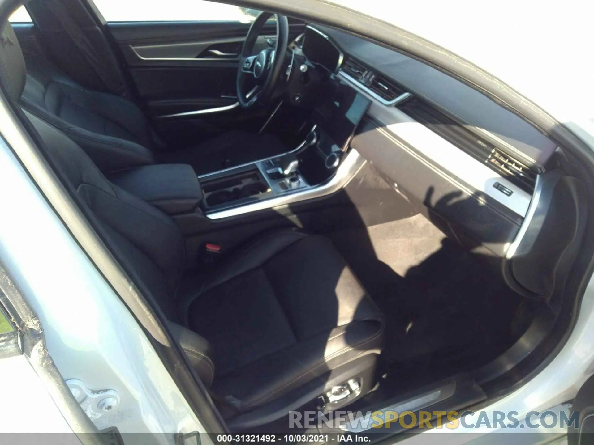 5 fotografías del automóvil dañado SAJBL4GX7MCY89038 JAGUAR XF 2021