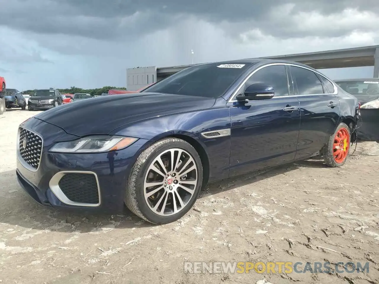 1 fotografías del automóvil dañado SAJBG4FX8NCY91081 JAGUAR XF 2022