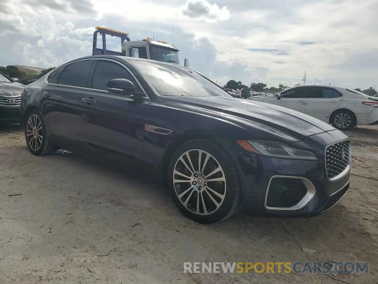 4 fotografías del automóvil dañado SAJBG4FX8NCY91081 JAGUAR XF 2022