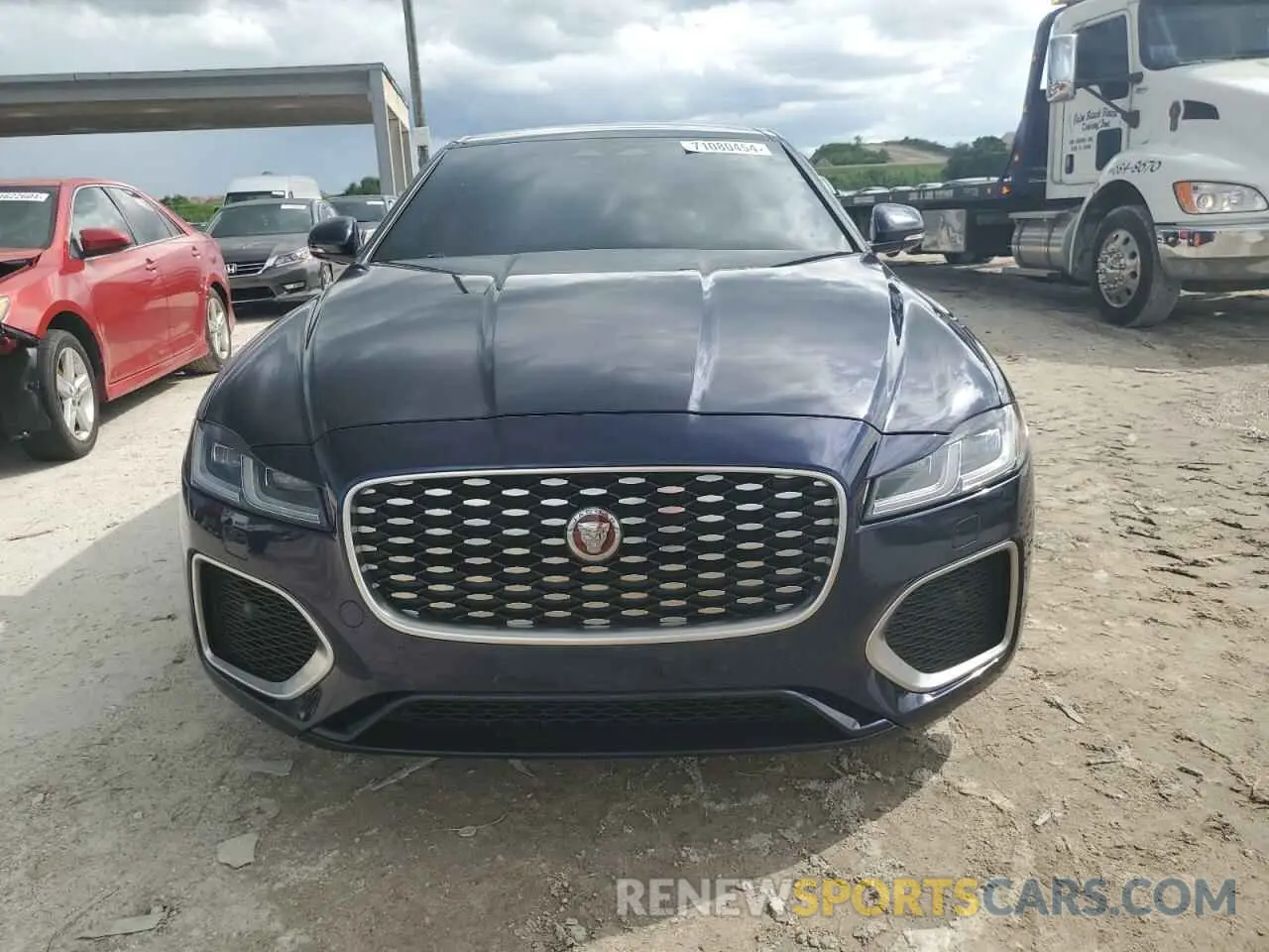 5 fotografías del automóvil dañado SAJBG4FX8NCY91081 JAGUAR XF 2022