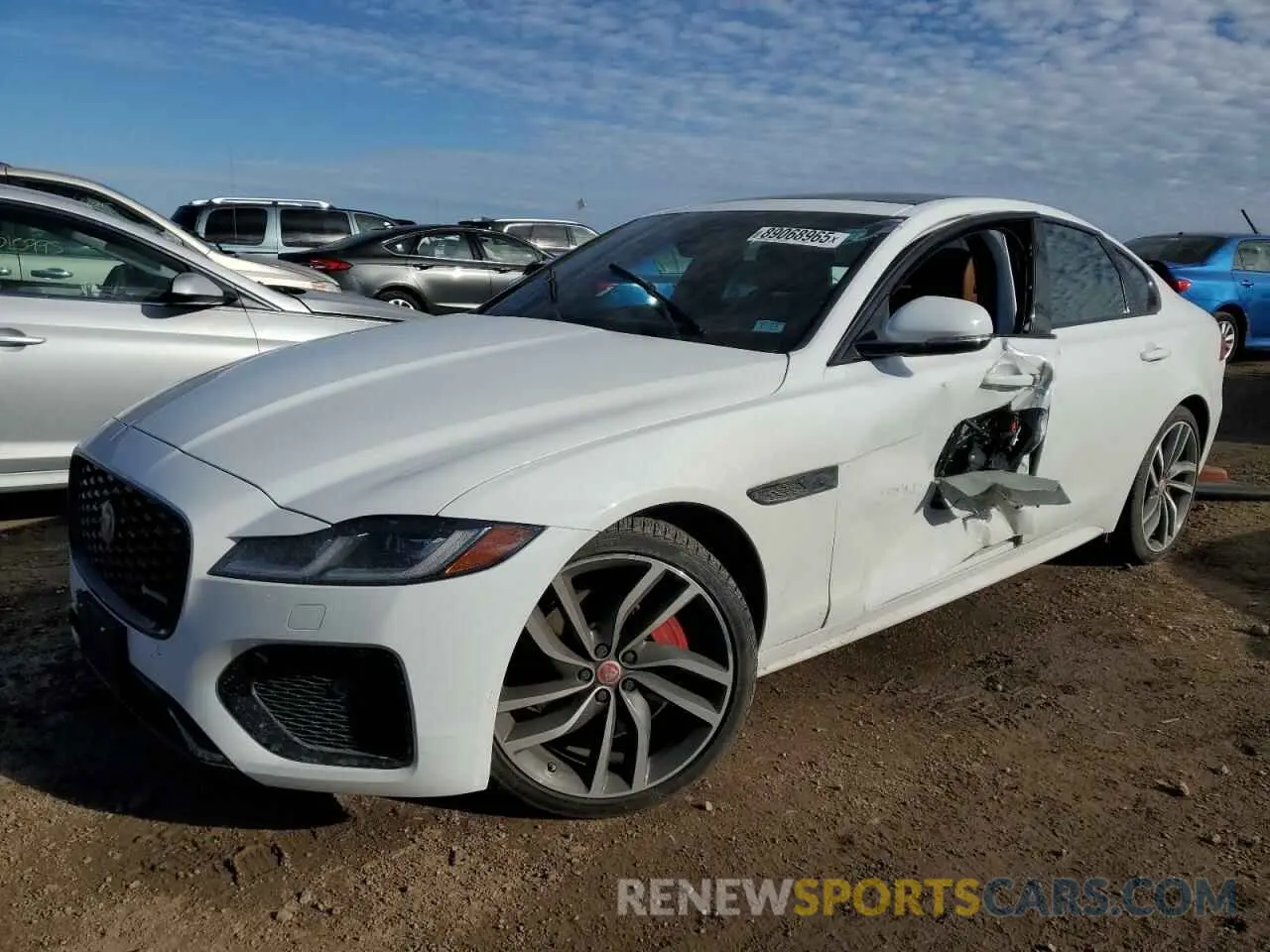 1 fotografías del automóvil dañado SAJBL4GX2NCY91572 JAGUAR XF 2022