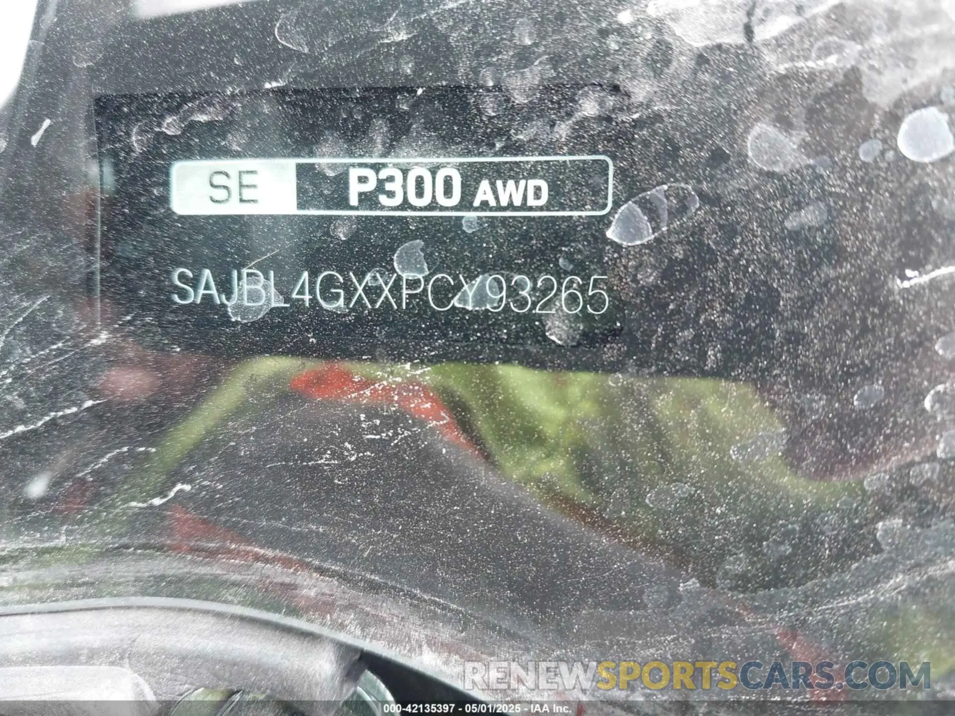 9 fotografías del automóvil dañado SAJBL4GXXPCY93265 JAGUAR XF 2023