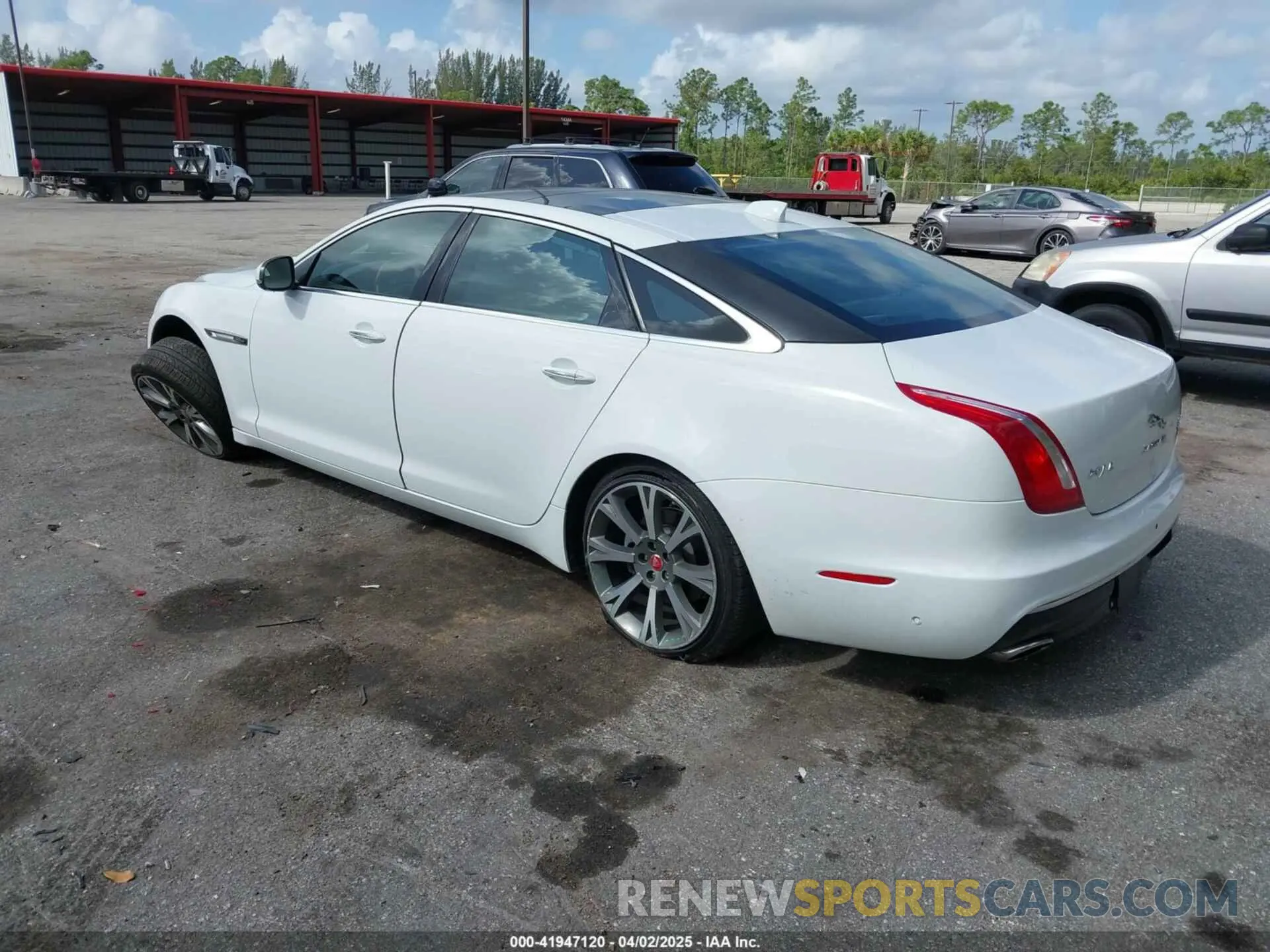 3 fotografías del automóvil dañado SAJWJ2GD4K8W19640 JAGUAR XJ 2019