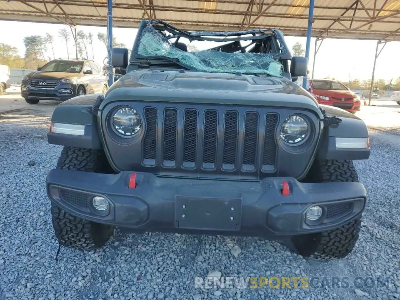 5 fotografías del automóvil dañado 1C4HJXFN6MW652765 JEEP All Models 2021