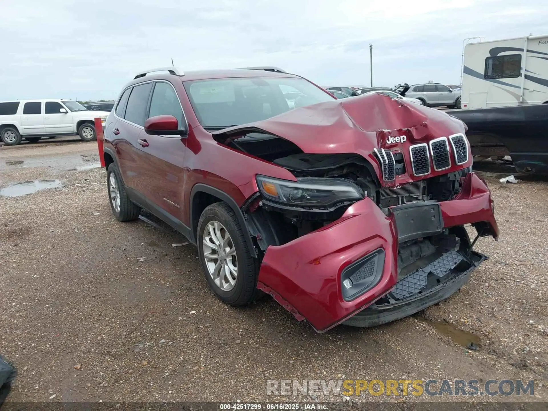 1 fotografías del automóvil dañado 1C4PJLCBXKD333280 JEEP CHEROKEE 2019