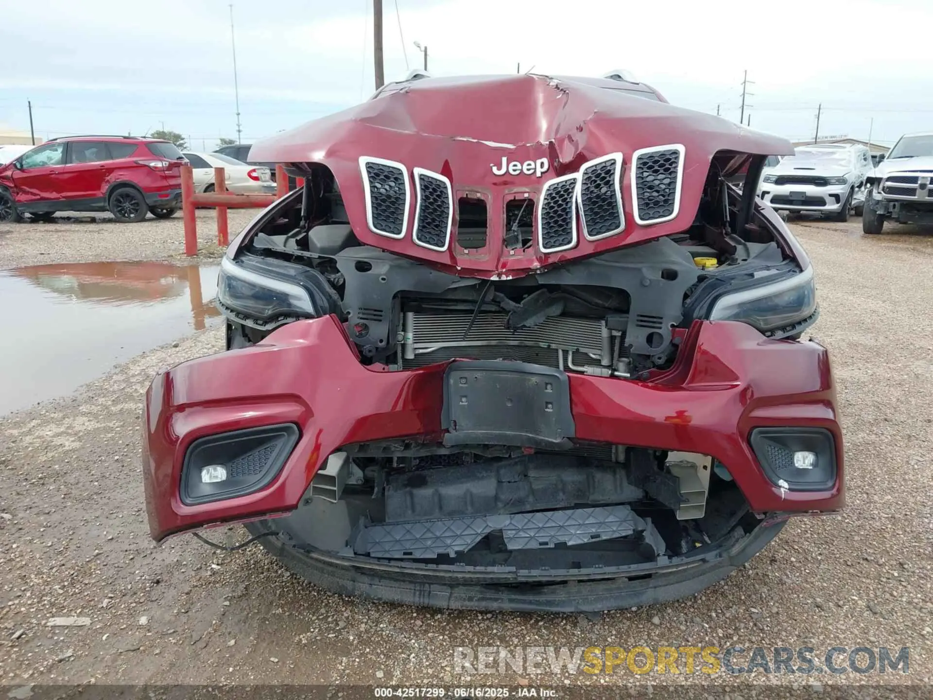 6 fotografías del automóvil dañado 1C4PJLCBXKD333280 JEEP CHEROKEE 2019