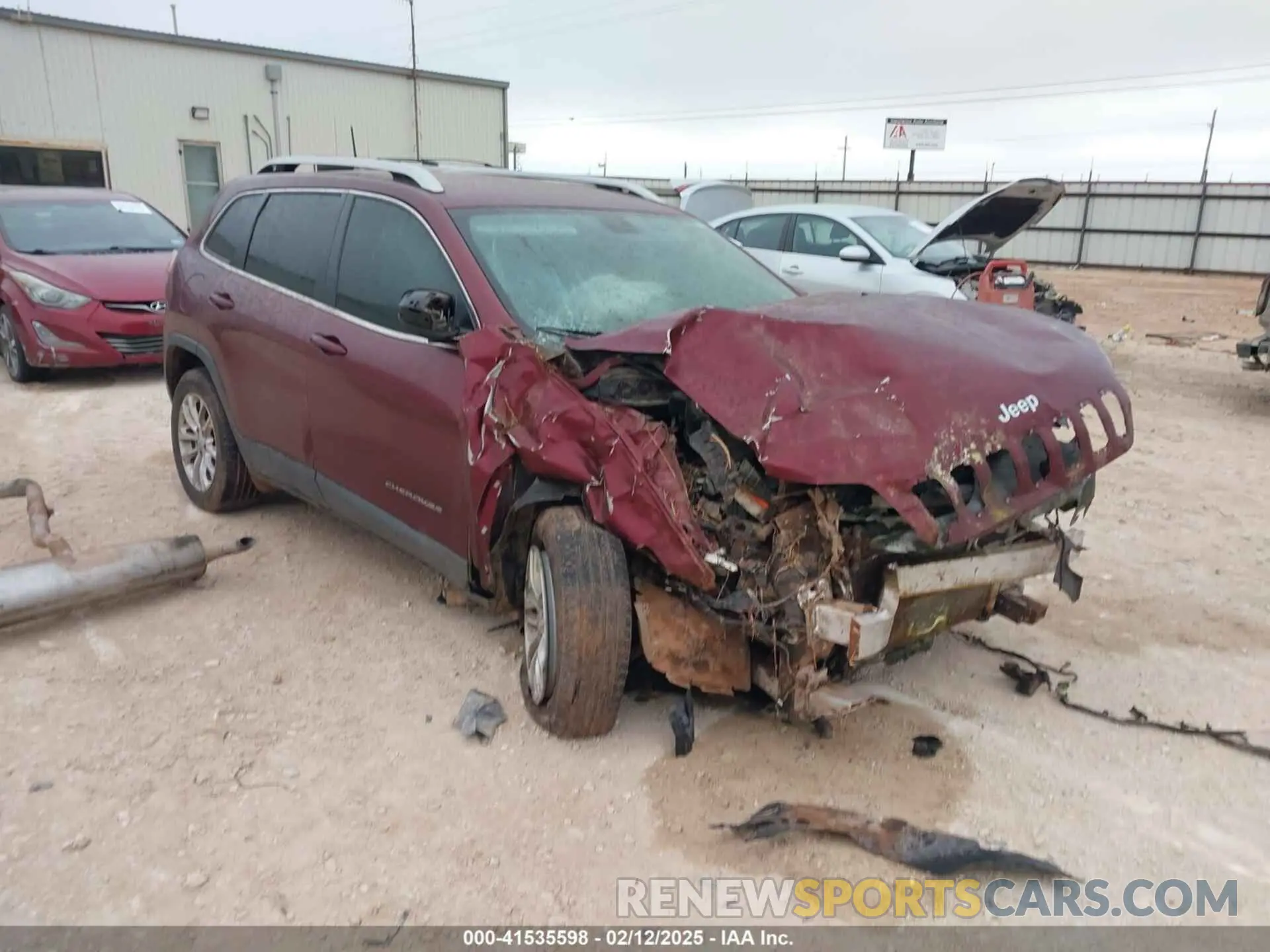 1 fotografías del automóvil dañado 1C4PJLCBXKD403814 JEEP CHEROKEE 2019