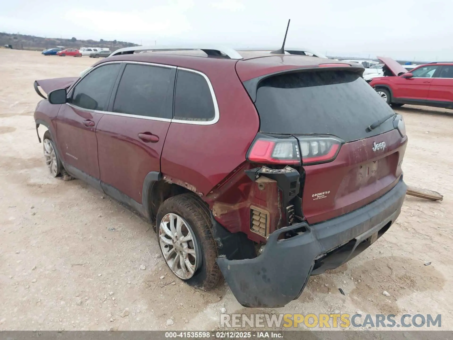3 fotografías del automóvil dañado 1C4PJLCBXKD403814 JEEP CHEROKEE 2019