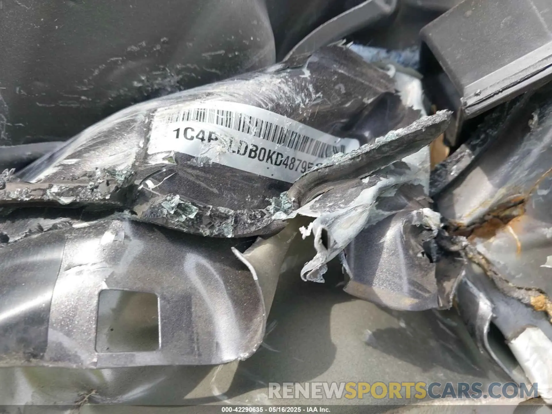 9 fotografías del automóvil dañado 1C4PJLDB0KD487950 JEEP CHEROKEE 2019