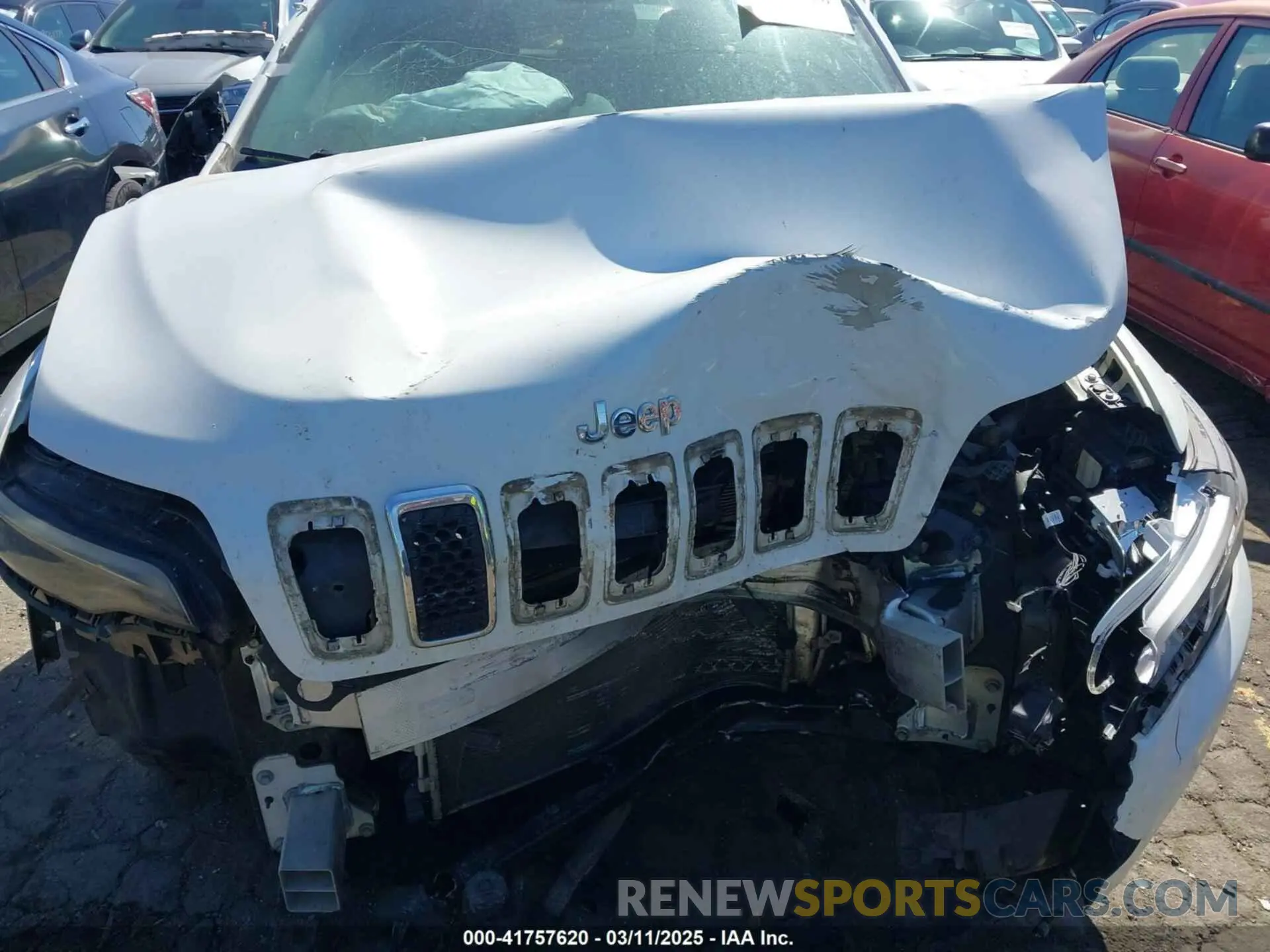 9 fotografías del automóvil dañado 1C4PJLDB1KD302241 JEEP CHEROKEE 2019