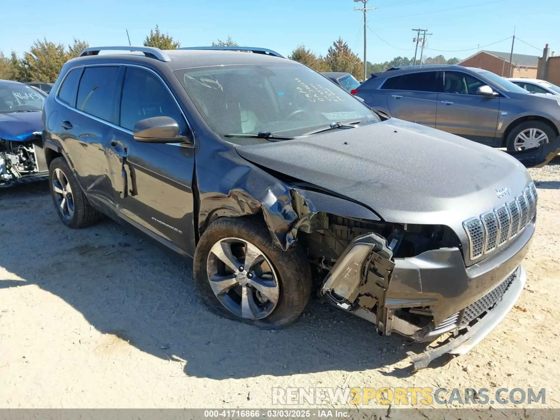 6 fotografías del automóvil dañado 1C4PJLDB1KD392751 JEEP CHEROKEE 2019