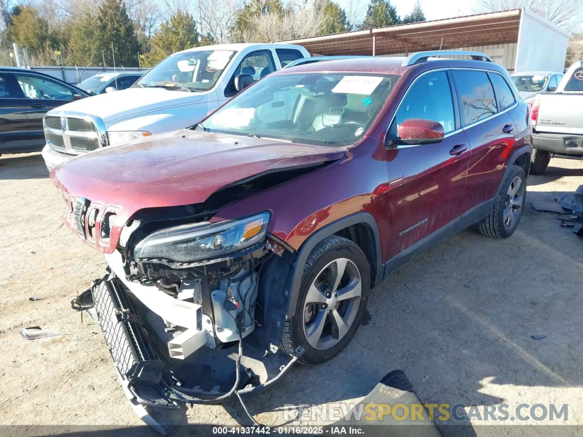 2 fotografías del automóvil dañado 1C4PJLDB5KD185344 JEEP CHEROKEE 2019