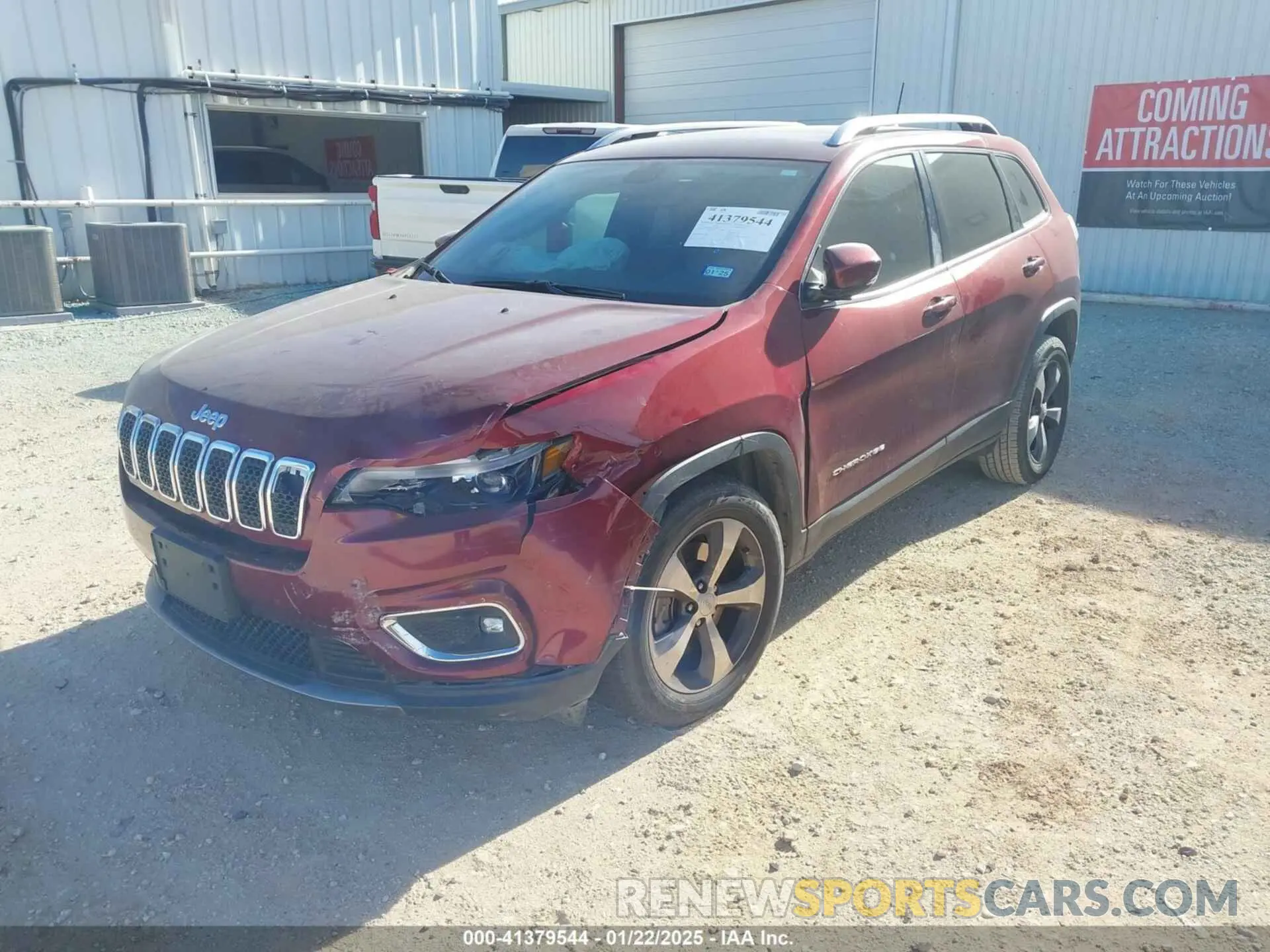 2 fotografías del automóvil dañado 1C4PJLDBXKD402869 JEEP CHEROKEE 2019