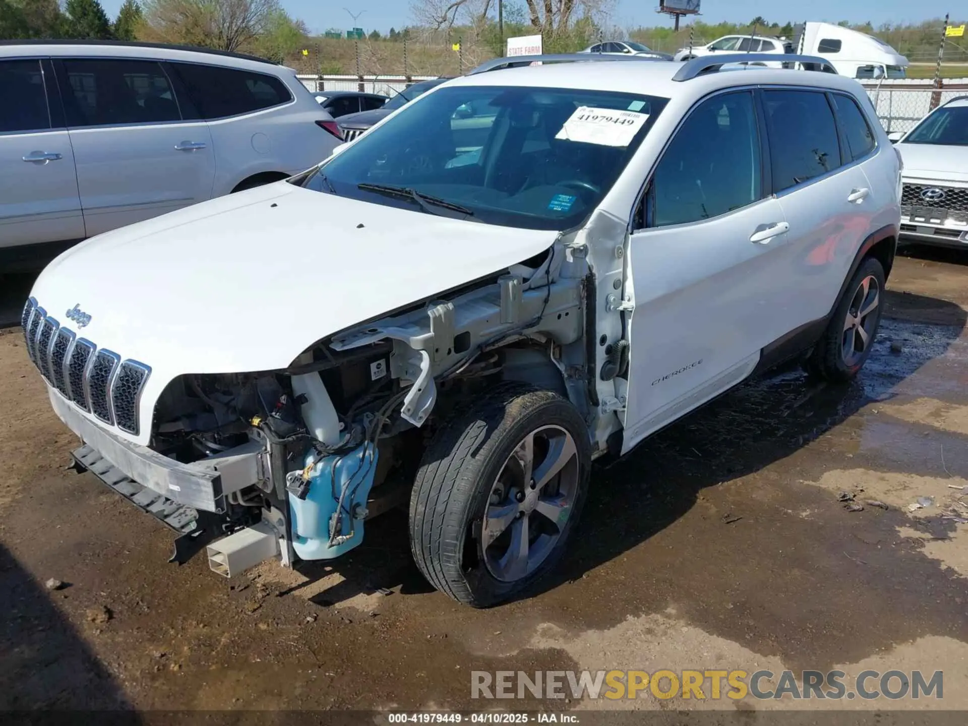 2 fotografías del automóvil dañado 1C4PJLDBXKD487843 JEEP CHEROKEE 2019