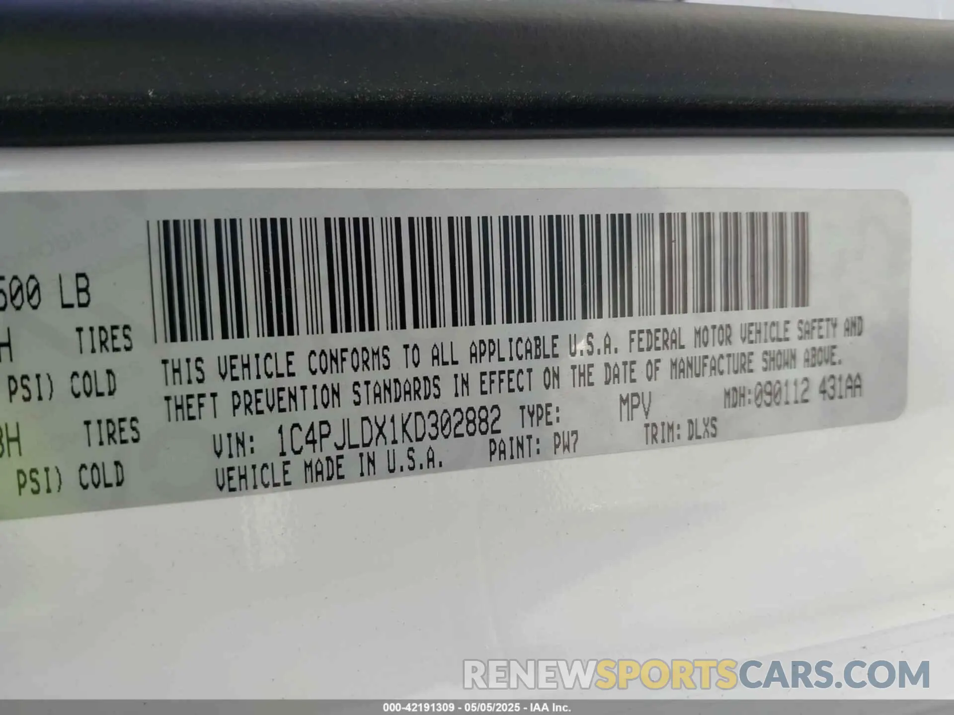 9 fotografías del automóvil dañado 1C4PJLDX1KD302882 JEEP CHEROKEE 2019