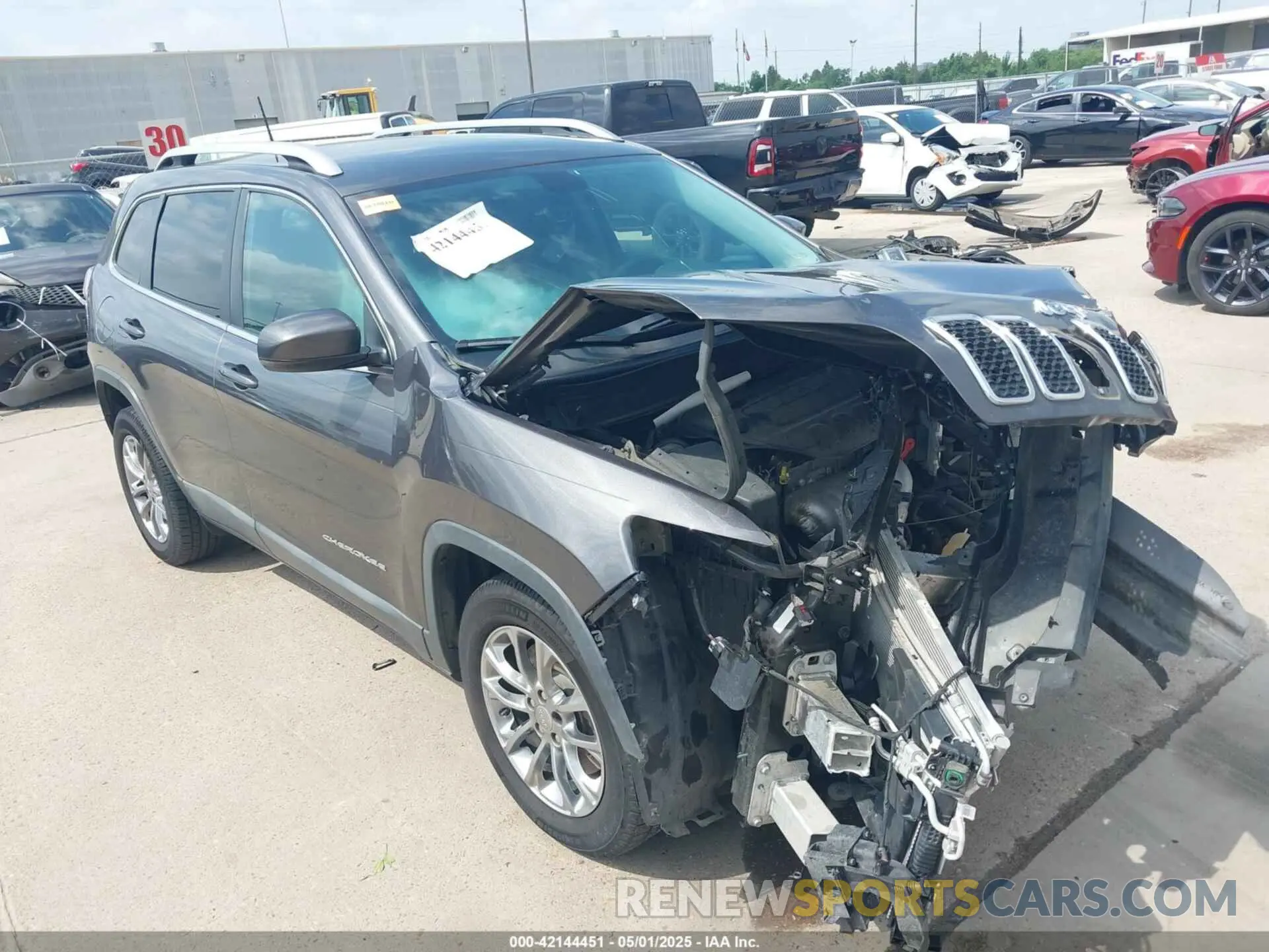 1 fotografías del automóvil dañado 1C4PJLLB2KD333239 JEEP CHEROKEE 2019