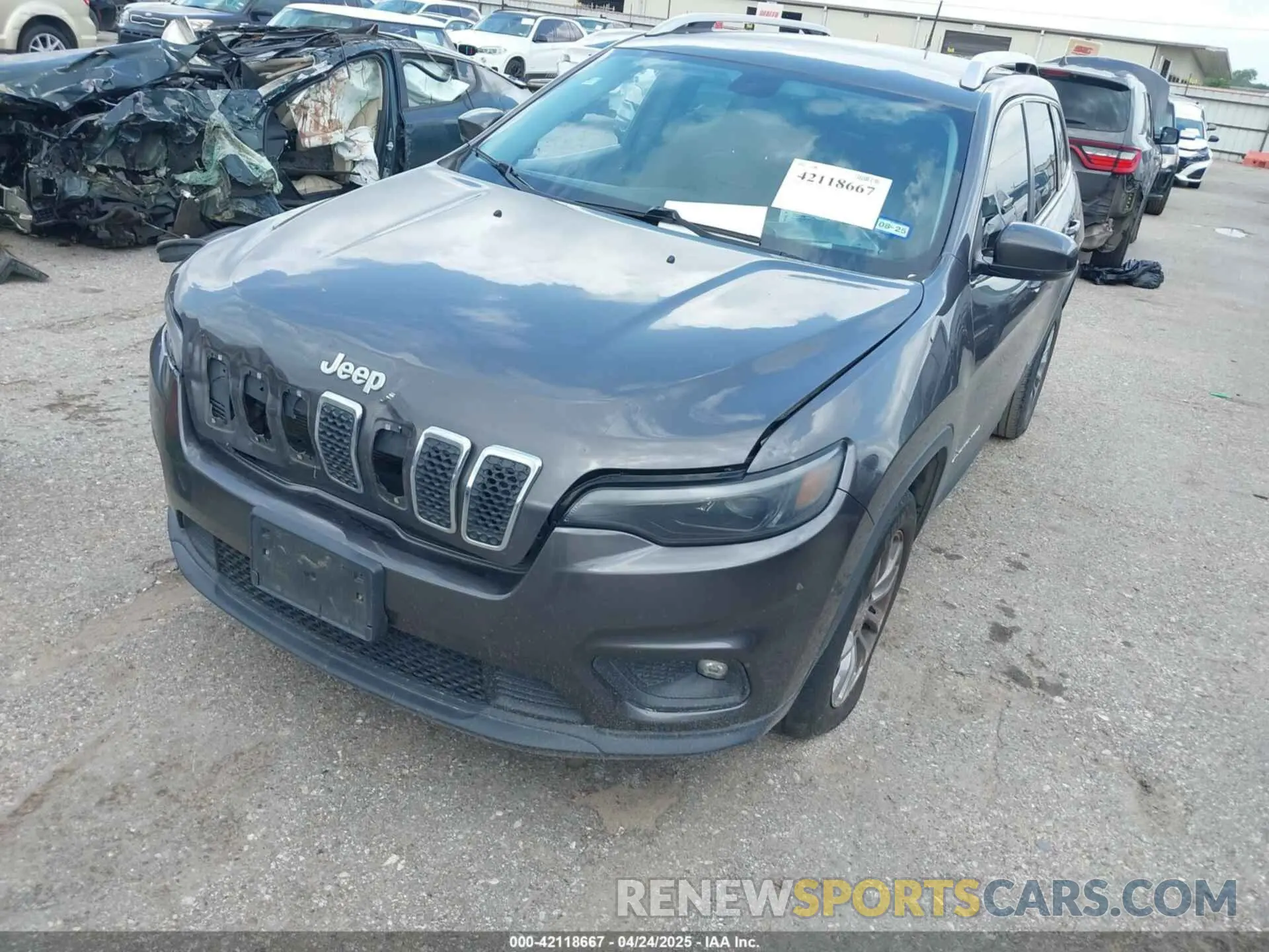 2 fotografías del automóvil dañado 1C4PJLLB3KD312187 JEEP CHEROKEE 2019