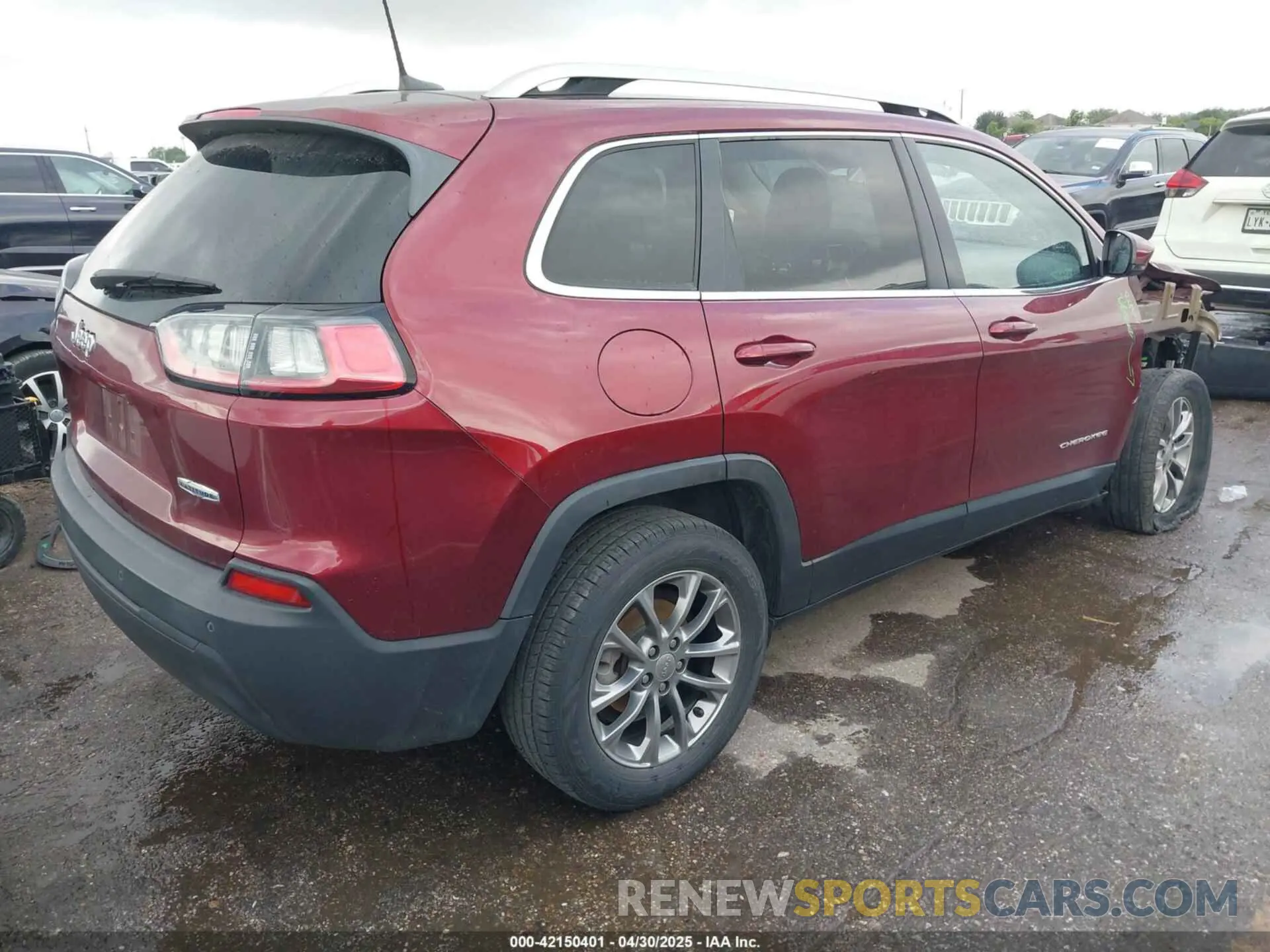4 fotografías del automóvil dañado 1C4PJLLB3KD327000 JEEP CHEROKEE 2019