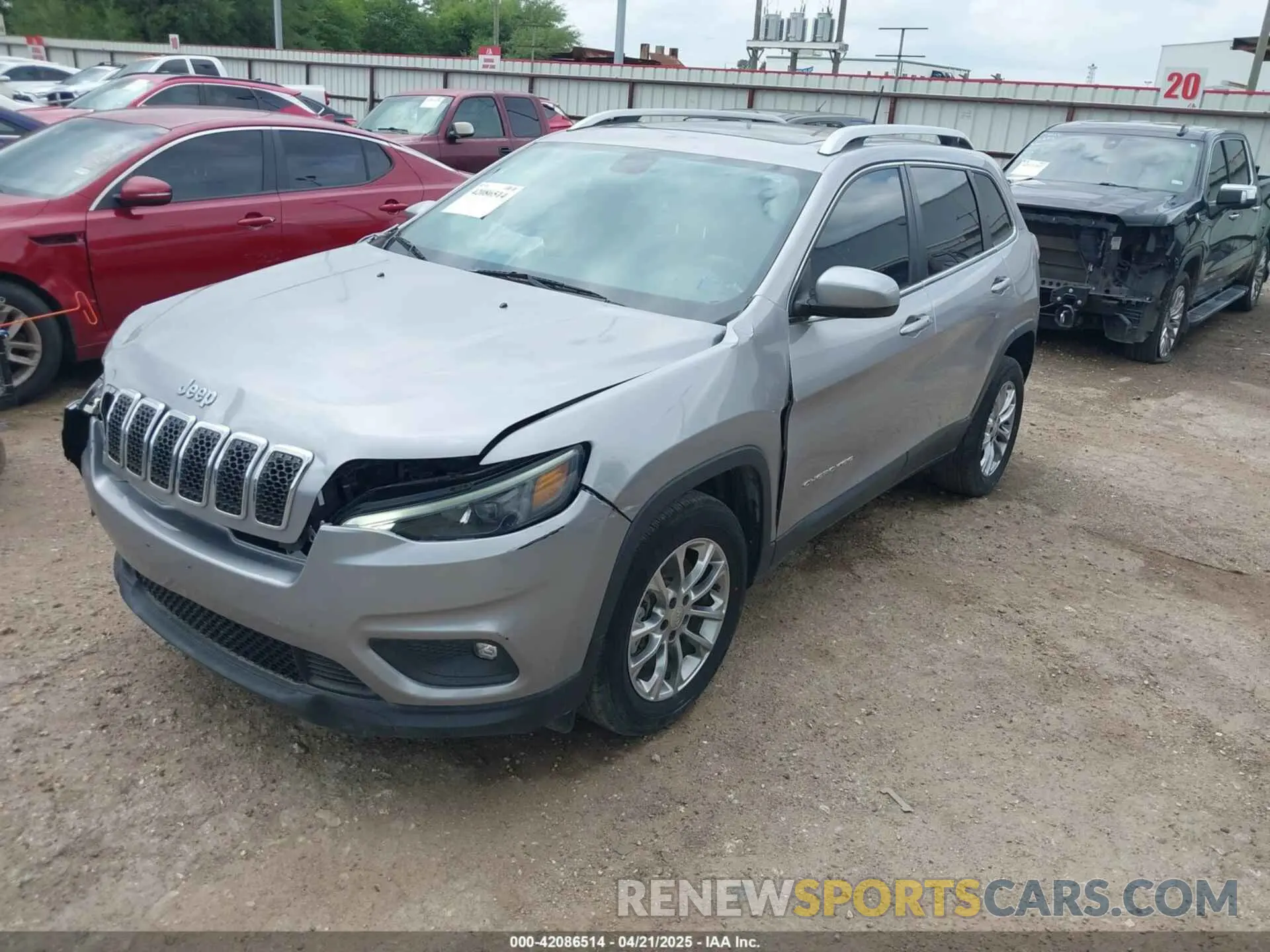 2 fotografías del automóvil dañado 1C4PJLLB5KD128613 JEEP CHEROKEE 2019