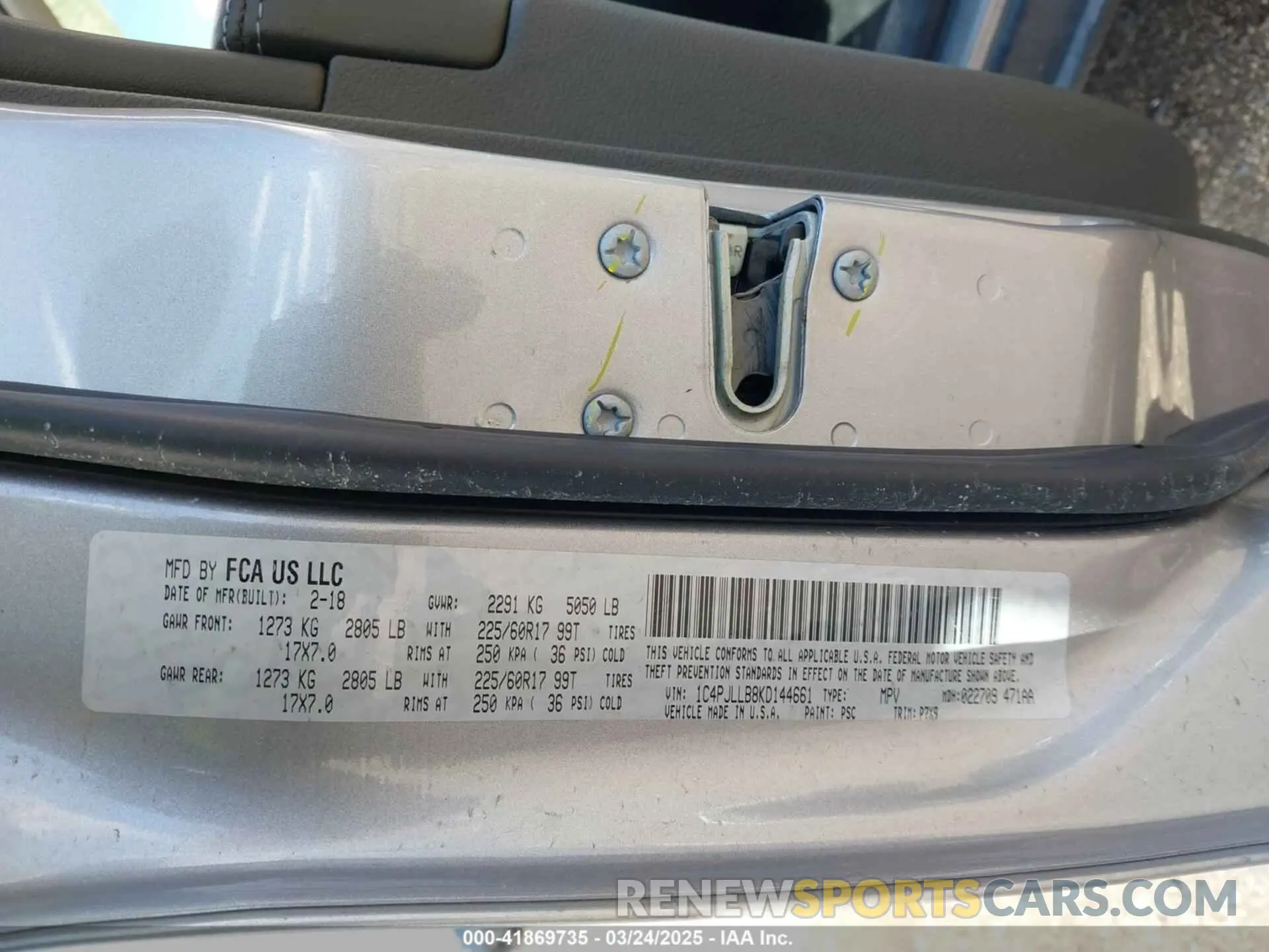 9 fotografías del automóvil dañado 1C4PJLLB8KD144661 JEEP CHEROKEE 2019