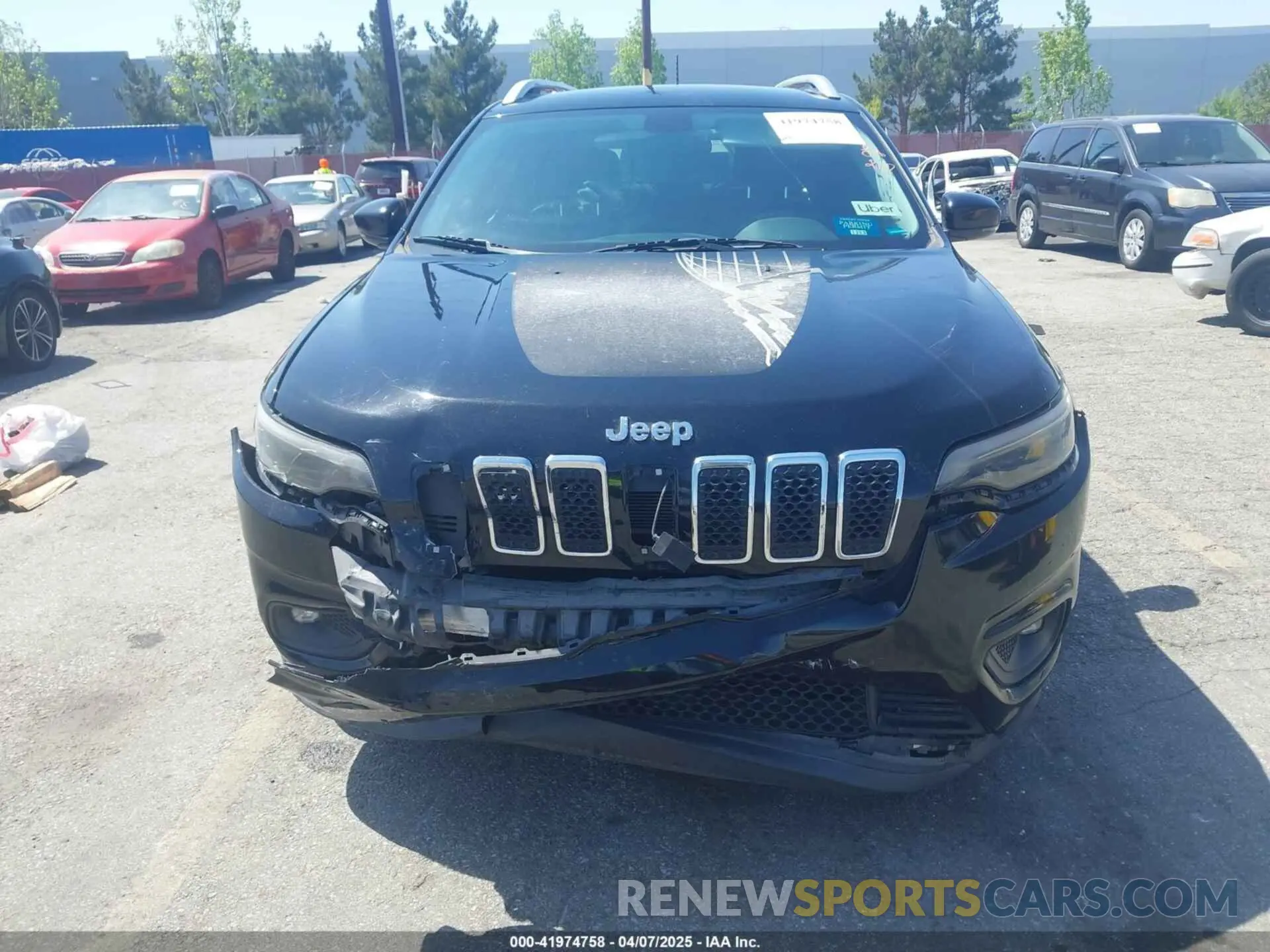 6 fotografías del automóvil dañado 1C4PJLLB9KD248110 JEEP CHEROKEE 2019