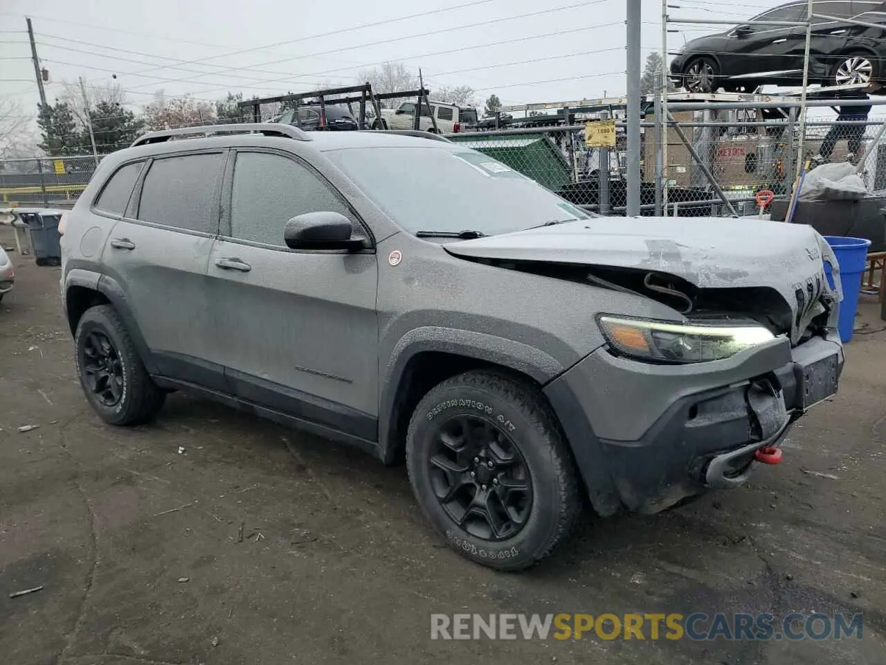 4 fotografías del automóvil dañado 1C4PJMBN4KD376000 JEEP CHEROKEE 2019