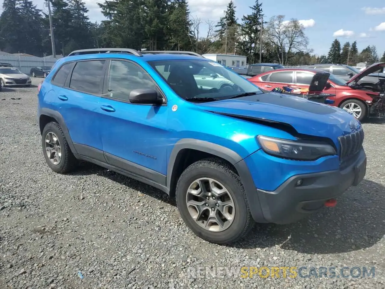 4 fotografías del automóvil dañado 1C4PJMBX0KD108370 JEEP CHEROKEE 2019