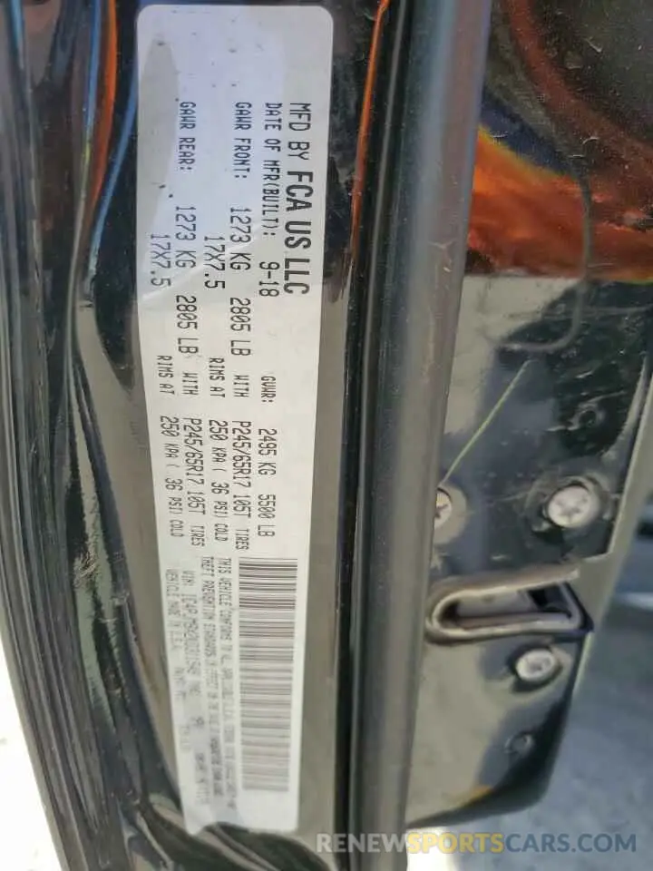 15 fotografías del automóvil dañado 1C4PJMBX2KD311549 JEEP CHEROKEE 2019