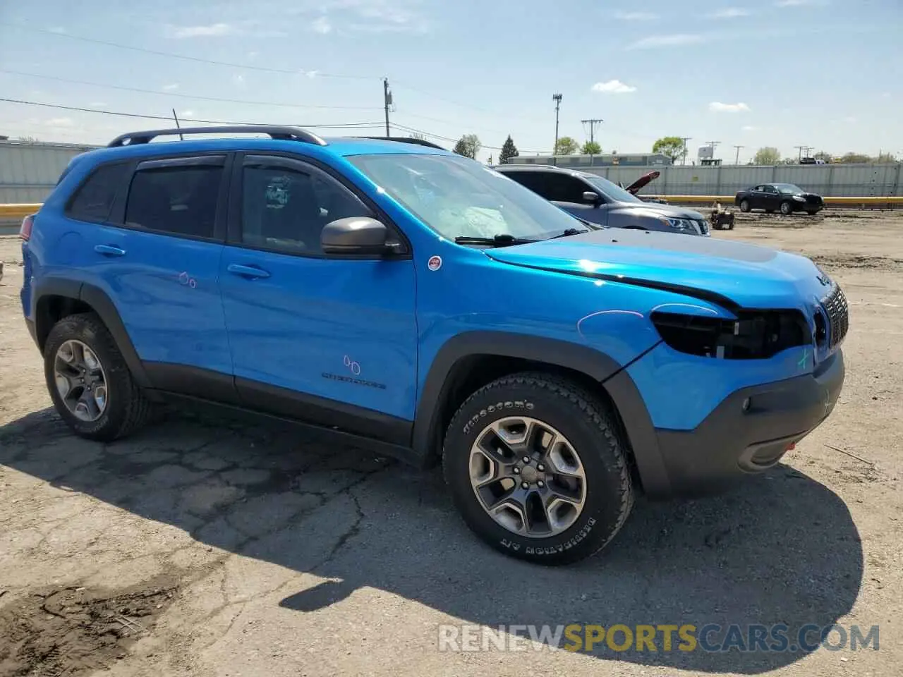 4 fotografías del automóvil dañado 1C4PJMBX2KD341540 JEEP CHEROKEE 2019