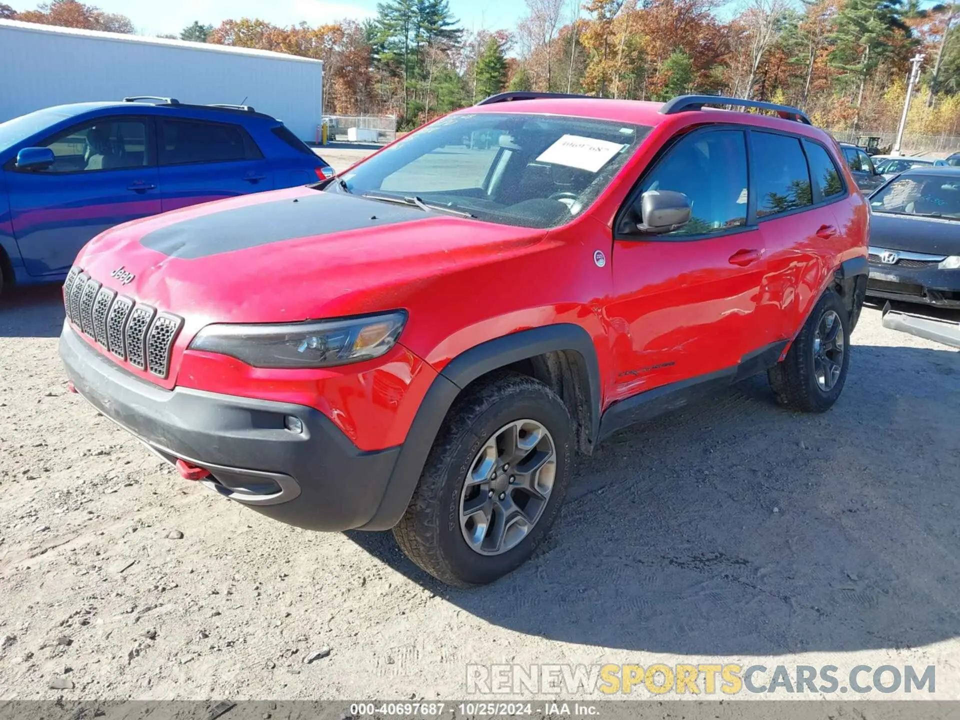 2 fotografías del automóvil dañado 1C4PJMBX7KD298488 JEEP CHEROKEE 2019