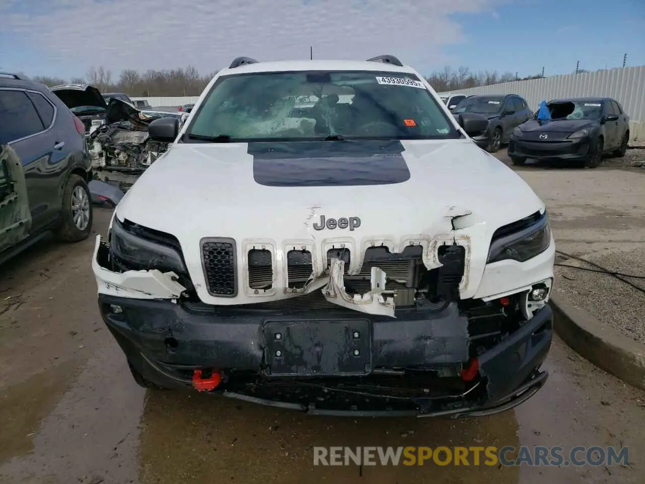 5 fotografías del automóvil dañado 1C4PJMBX8KD186606 JEEP CHEROKEE 2019